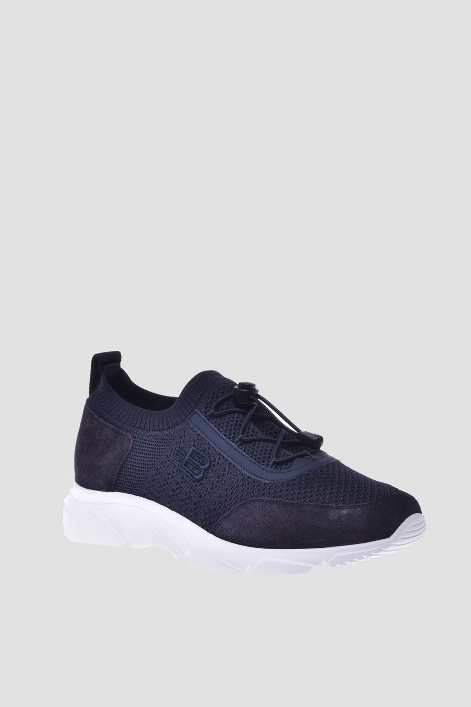 Чоловічі темно-сині кросівки Baldinini U4E908T1KNIT;1500