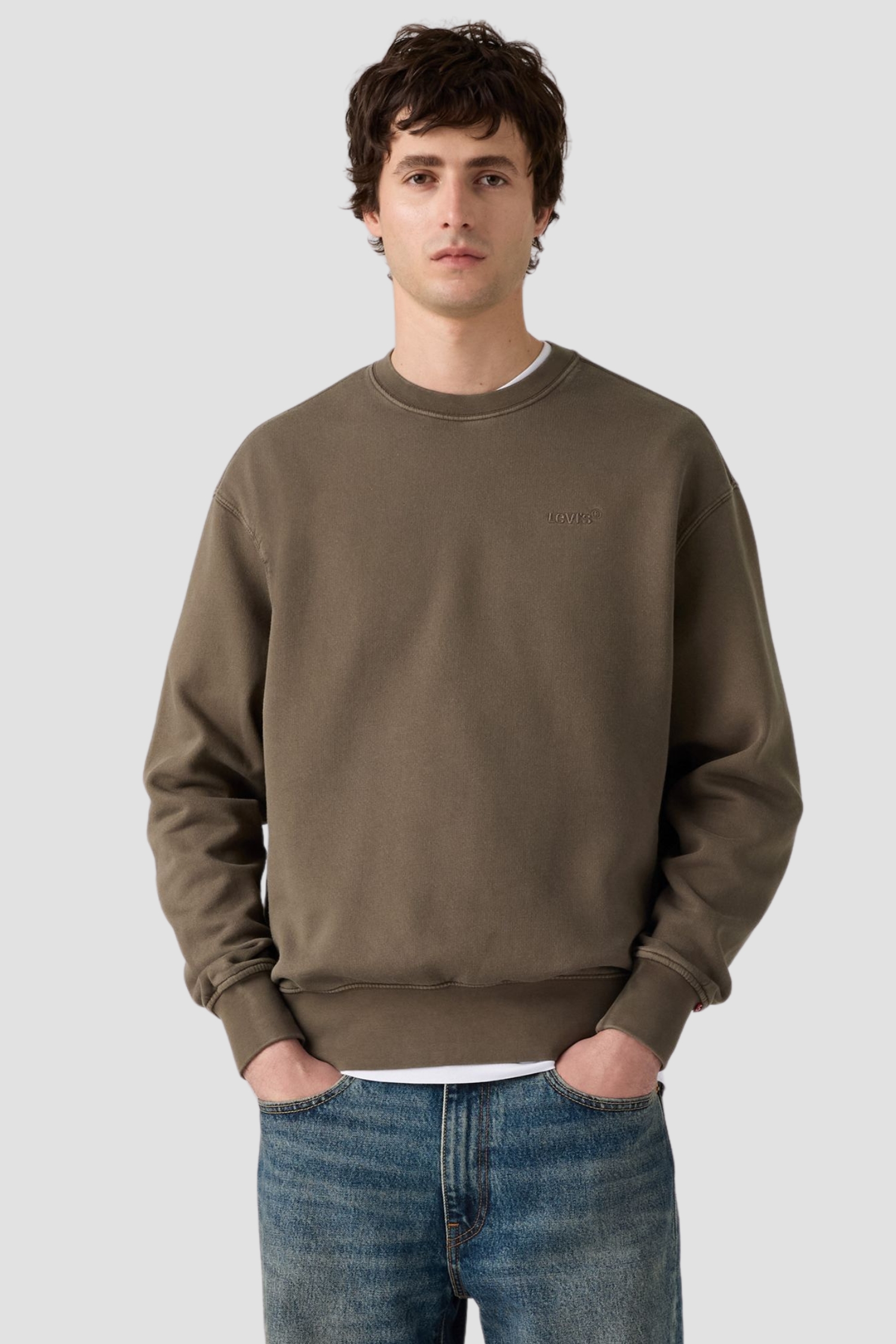 Мужской коричневый свитшот Levi’s® A9244;0034