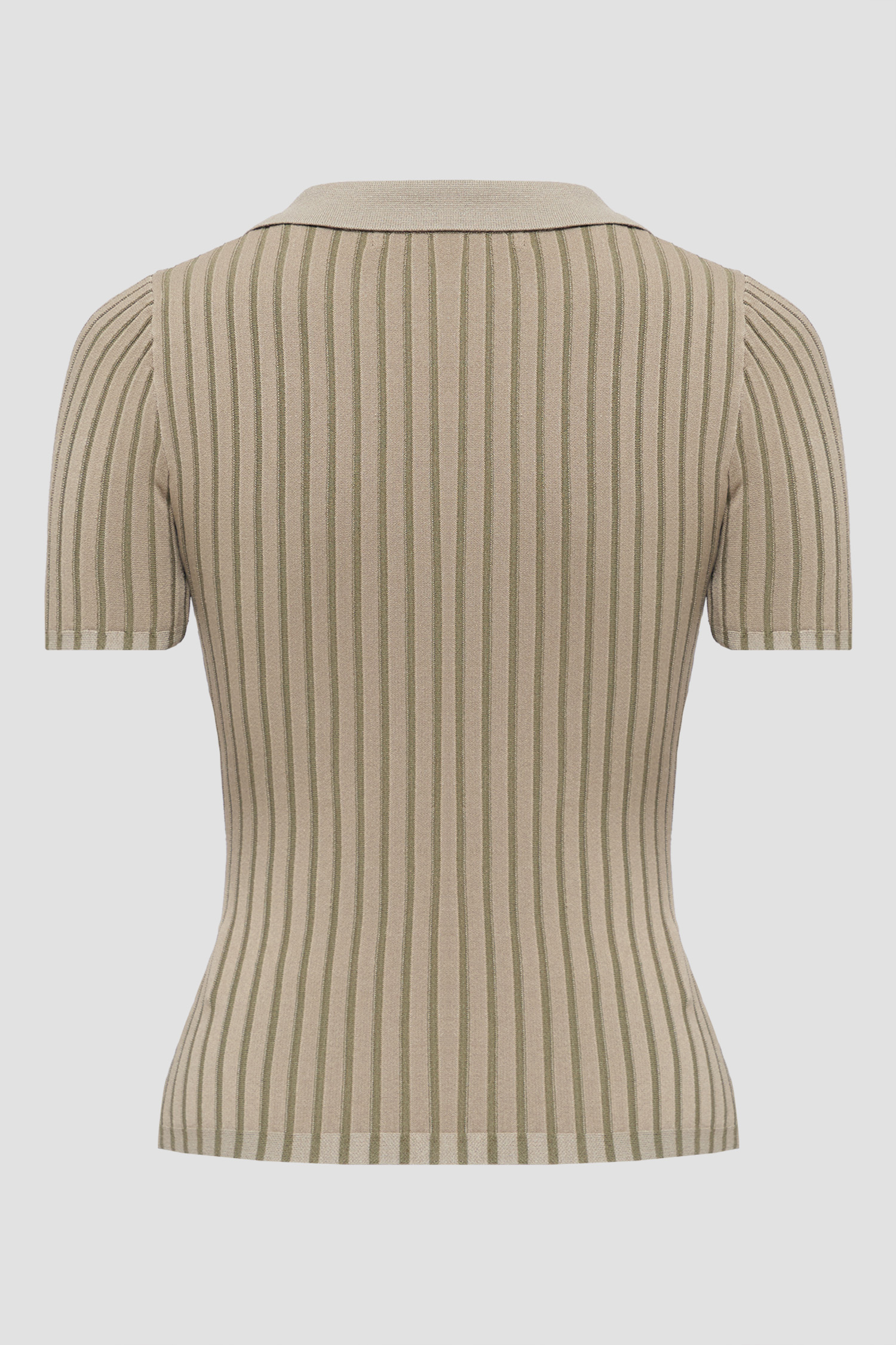 Женское оливковое поло в полоску Guess W6GR09.Z0590;SM24