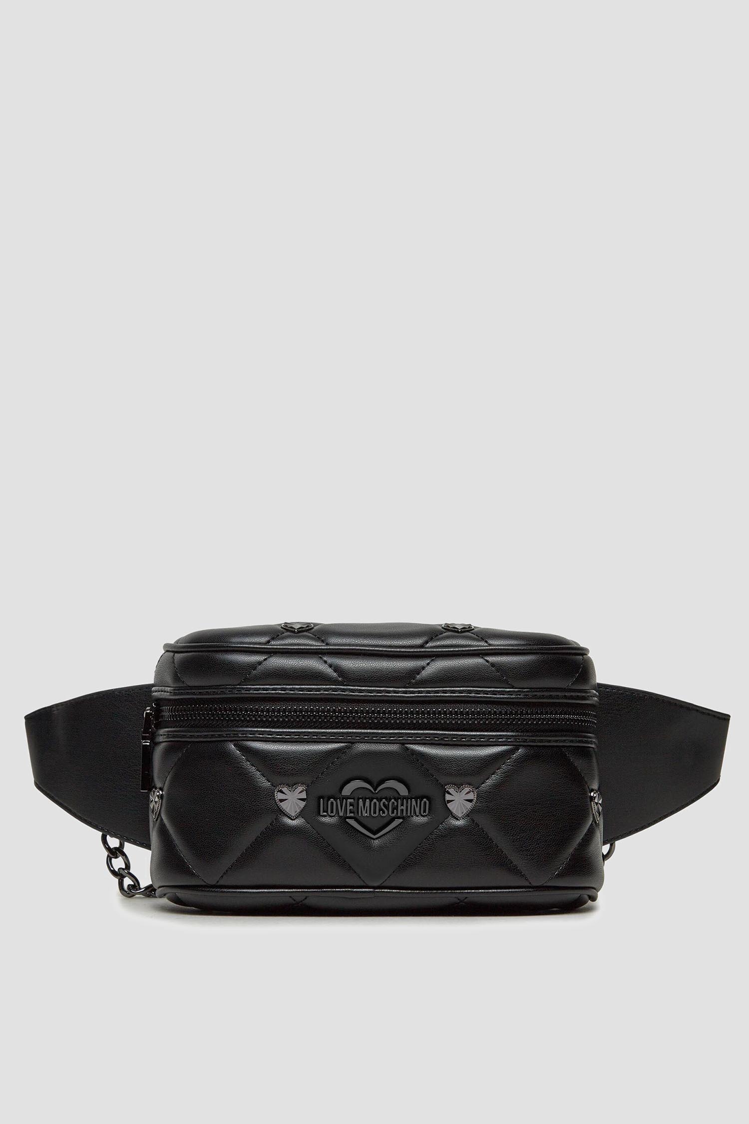 Женская черная поясная сумка Moschino JC4187PP0H.LZ0;000