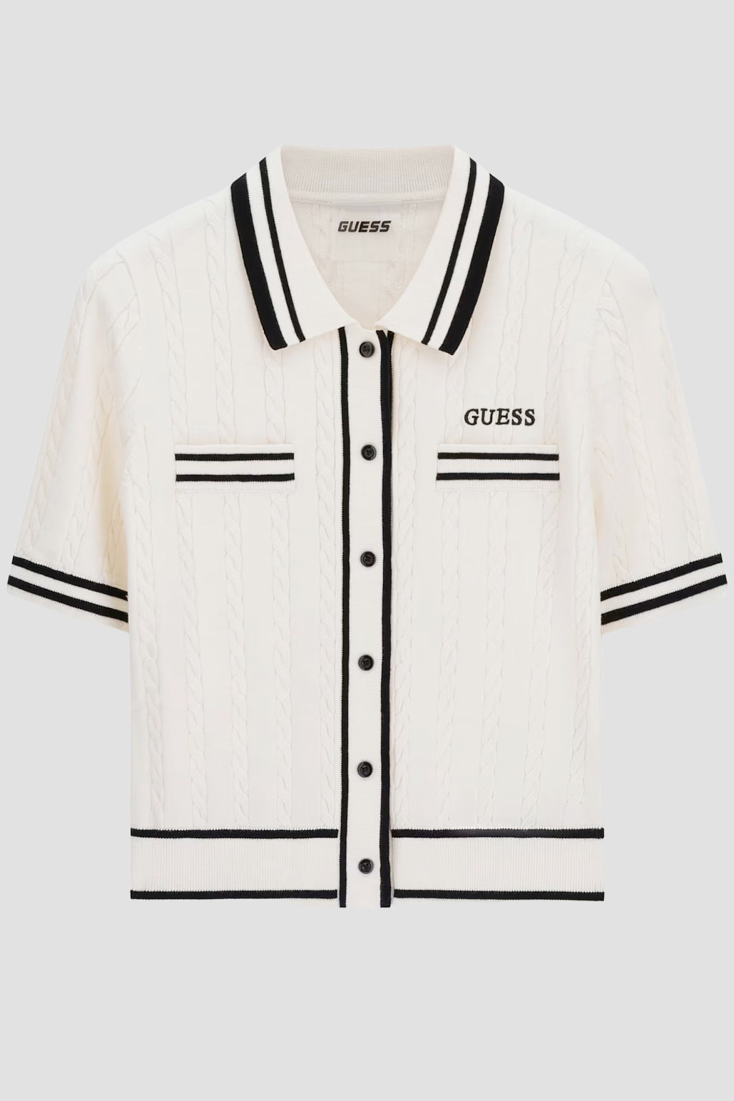 Женский белый кардиган Guess V6RR02.Z4652;G1O6