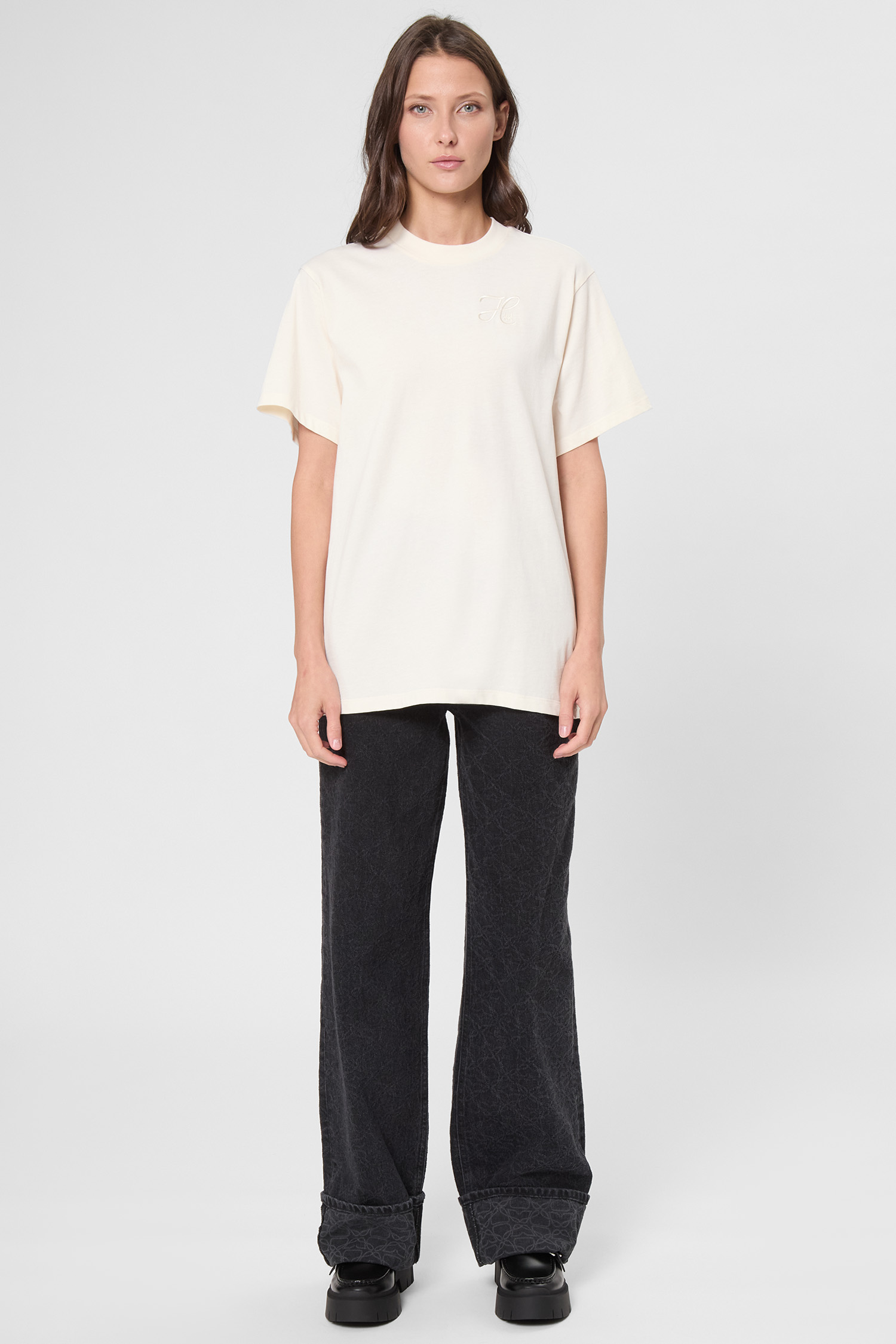 Жіноча біла футболка HUGO 50550901;118