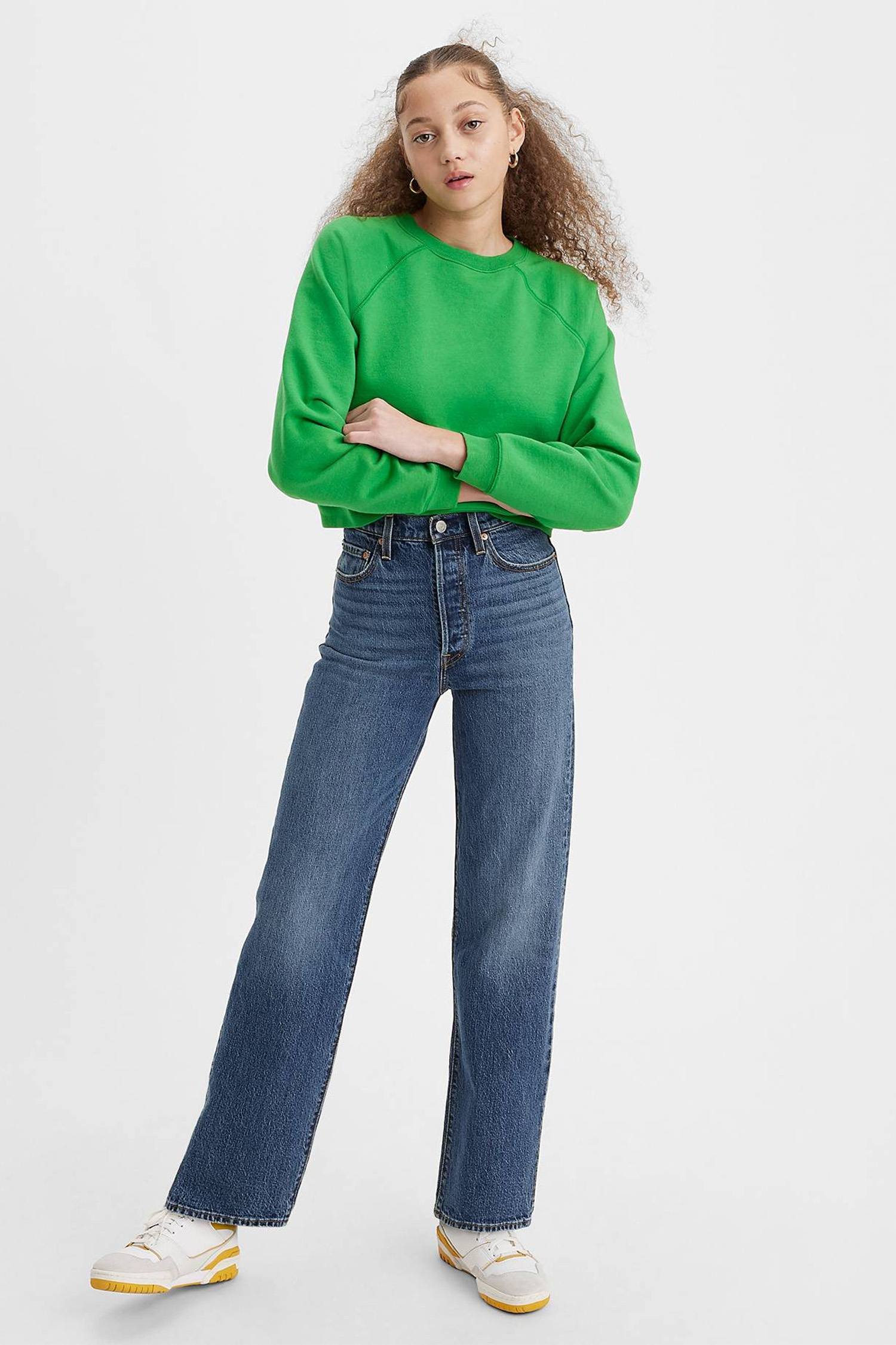 Женские синие джинсы Ribcage Full Length Levi’s® 79078;0007