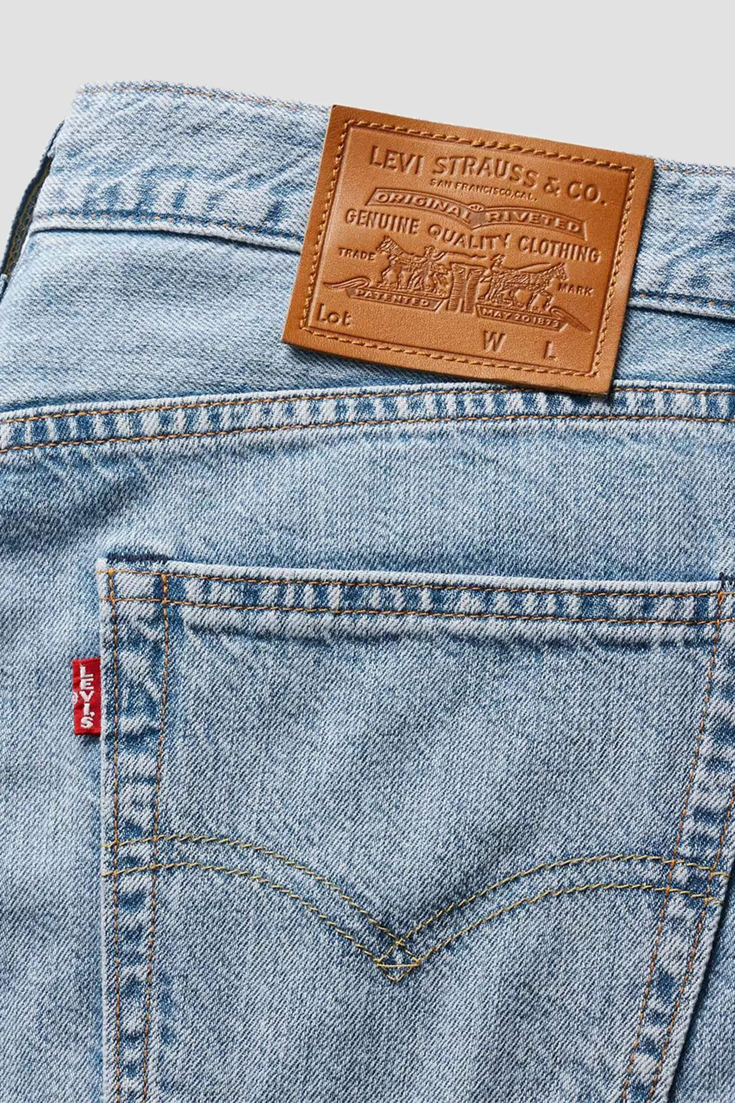 Мужские голубые джинсы 555™ Relaxed Straight Levi’s® 000LO;0009