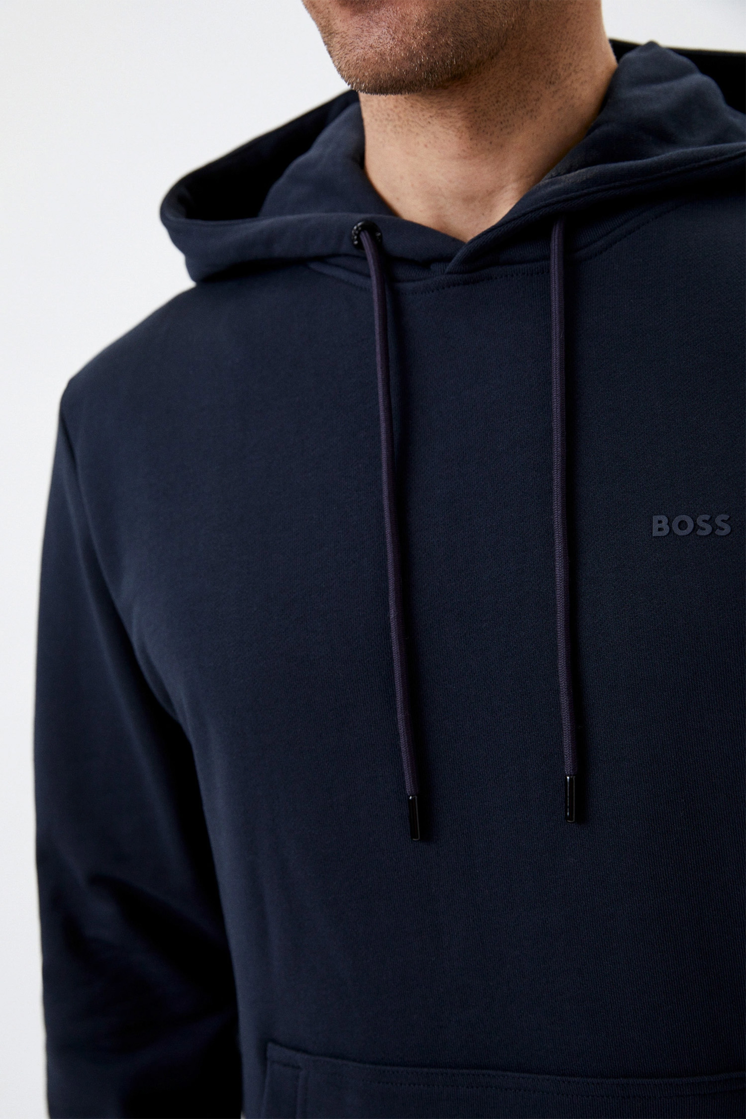 Чоловіче темно-синє худі BOSS 50471959;404