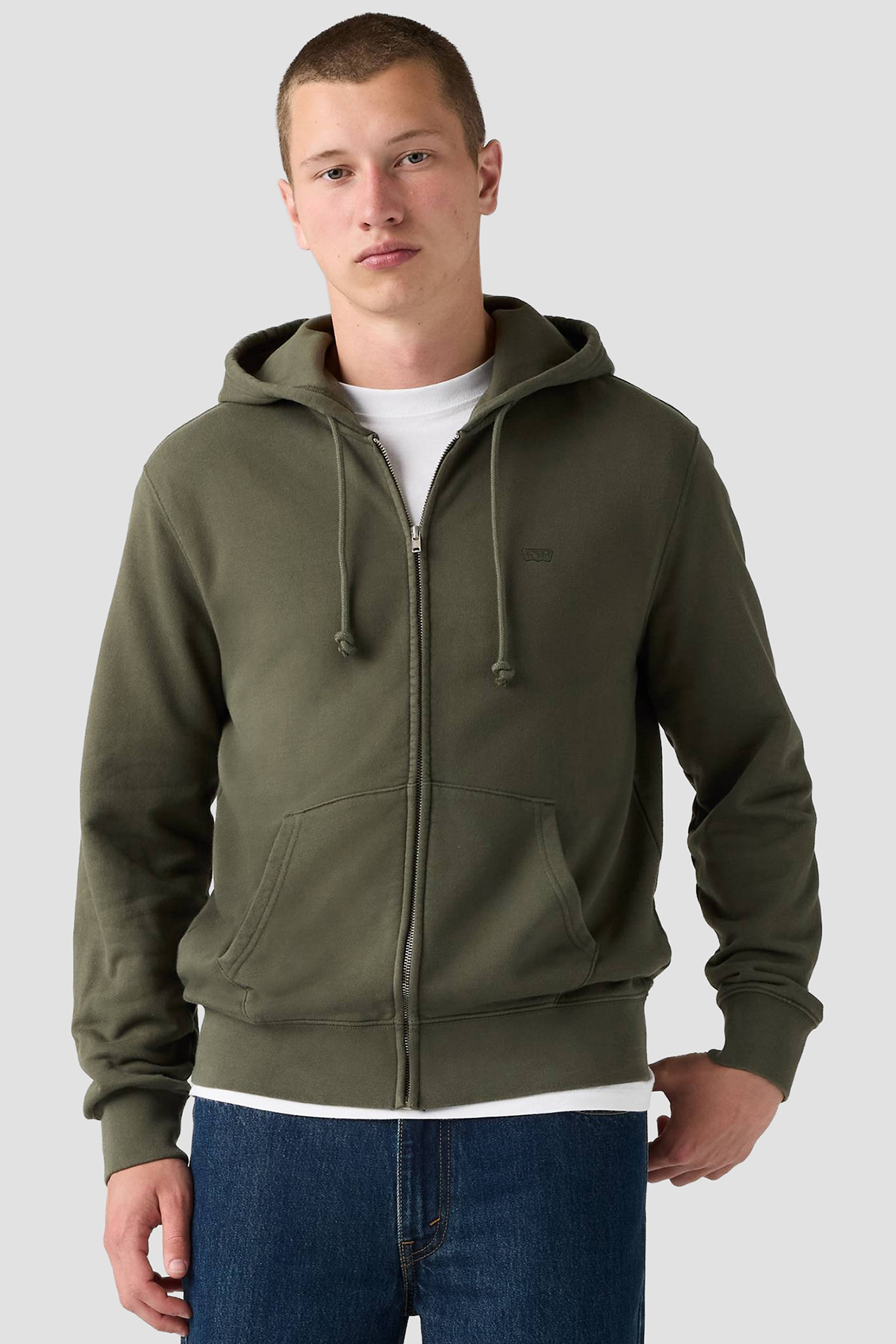 Чоловіча зелена кофта на блискавці Levi’s® 34584;0050