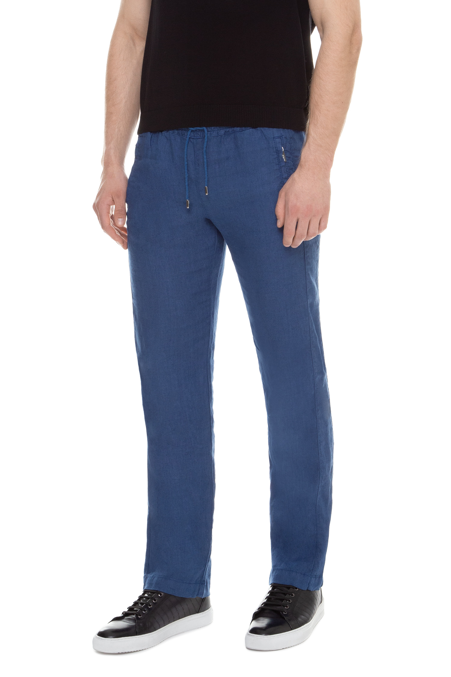 Мужские синие льняные брюки Karl Lagerfeld 591815.255815;650