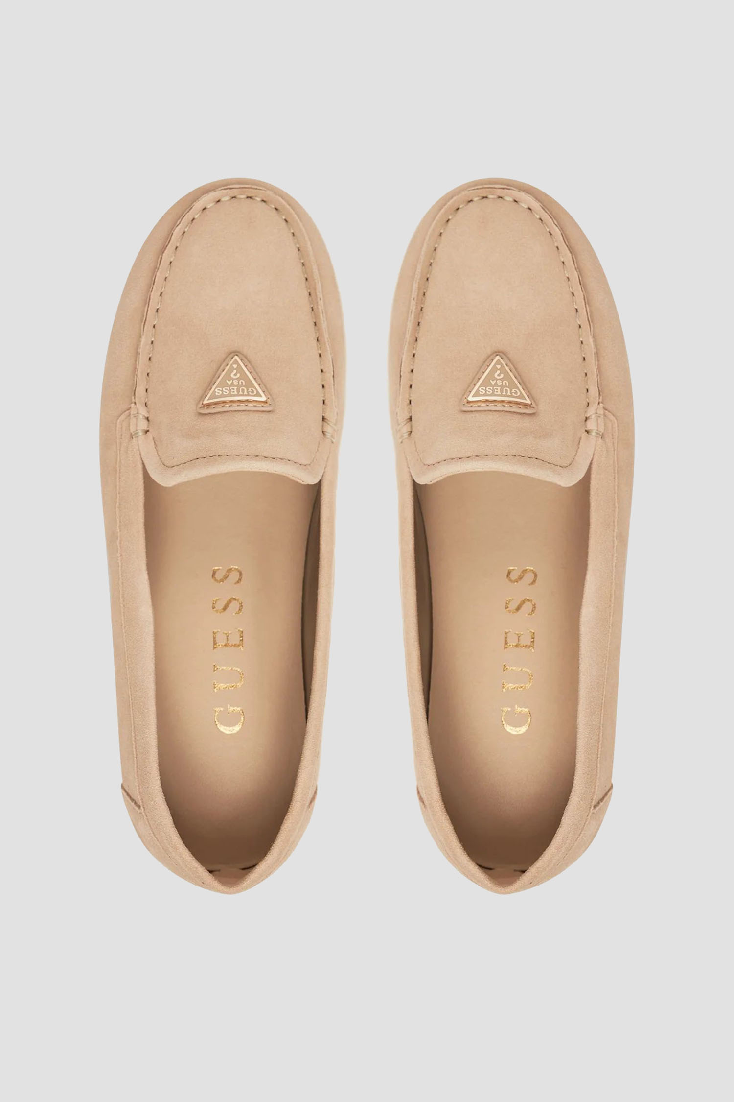 Женские бежевые мокасины Guess FLJLIL.SUE14;TAUPE