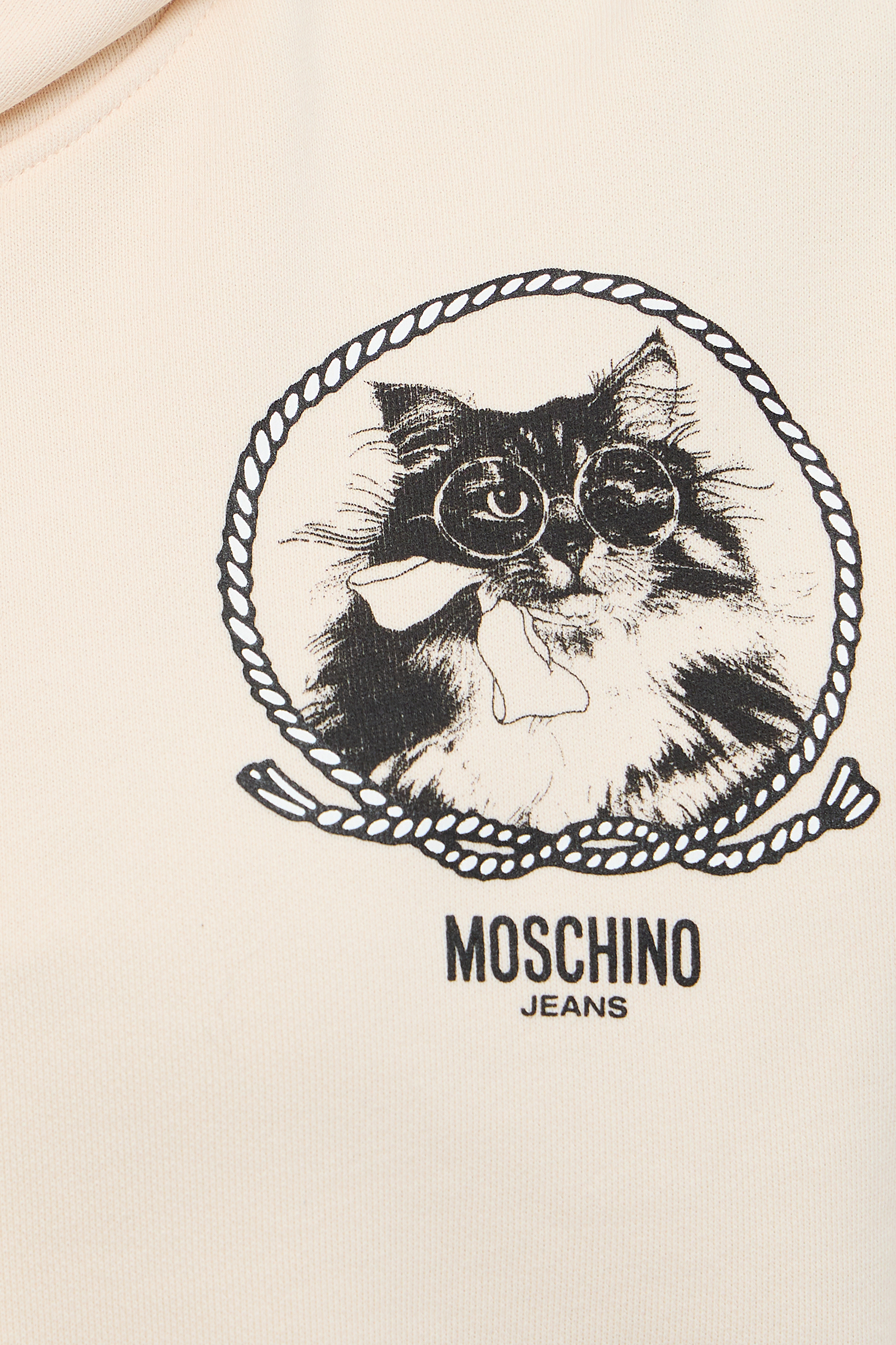 Женское бежевое худи Moschino J1701.3233;1003