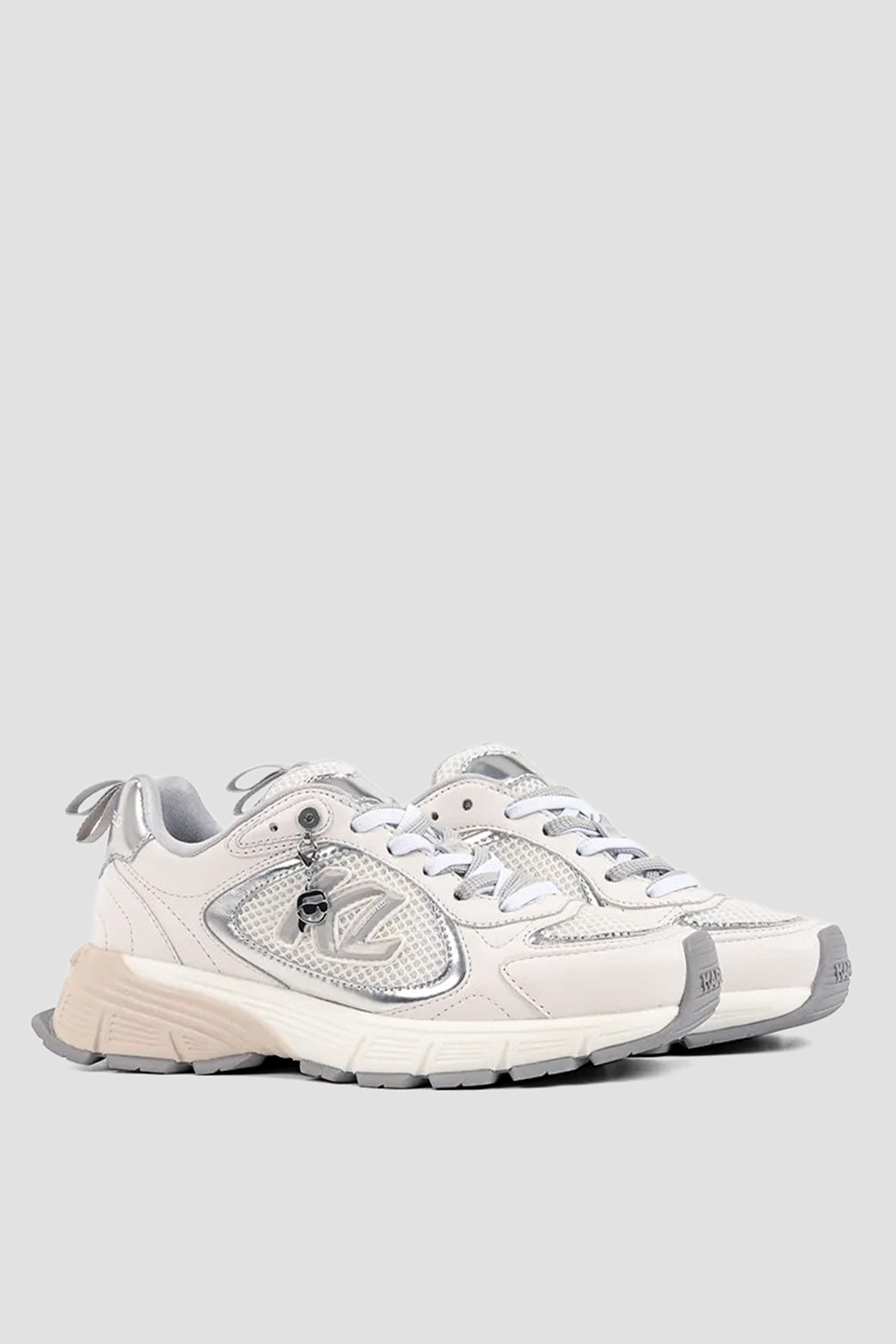 Женские белые кожаные кроссовки Karl Lagerfeld KL65526A;41S