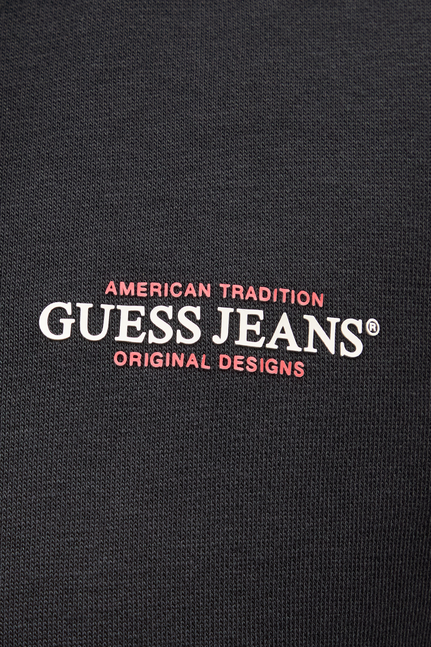 Жіноча чорна кофта на блискавці Guess Jeans W4YQ13.KC811;JBLK