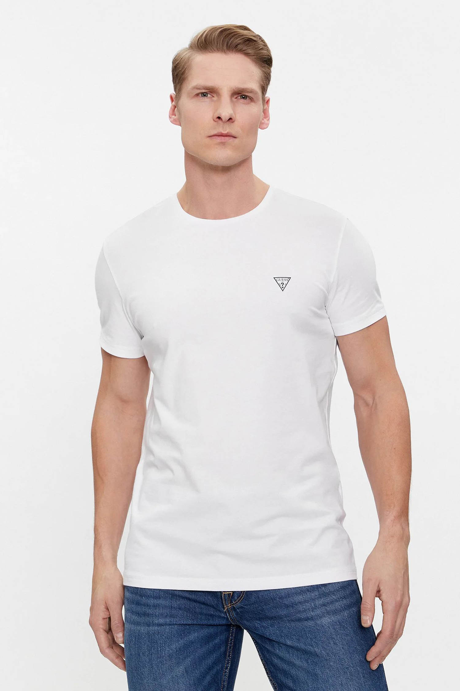 Чоловіча біла футболка (2 шт) Guess U97G02.KCD31;A009