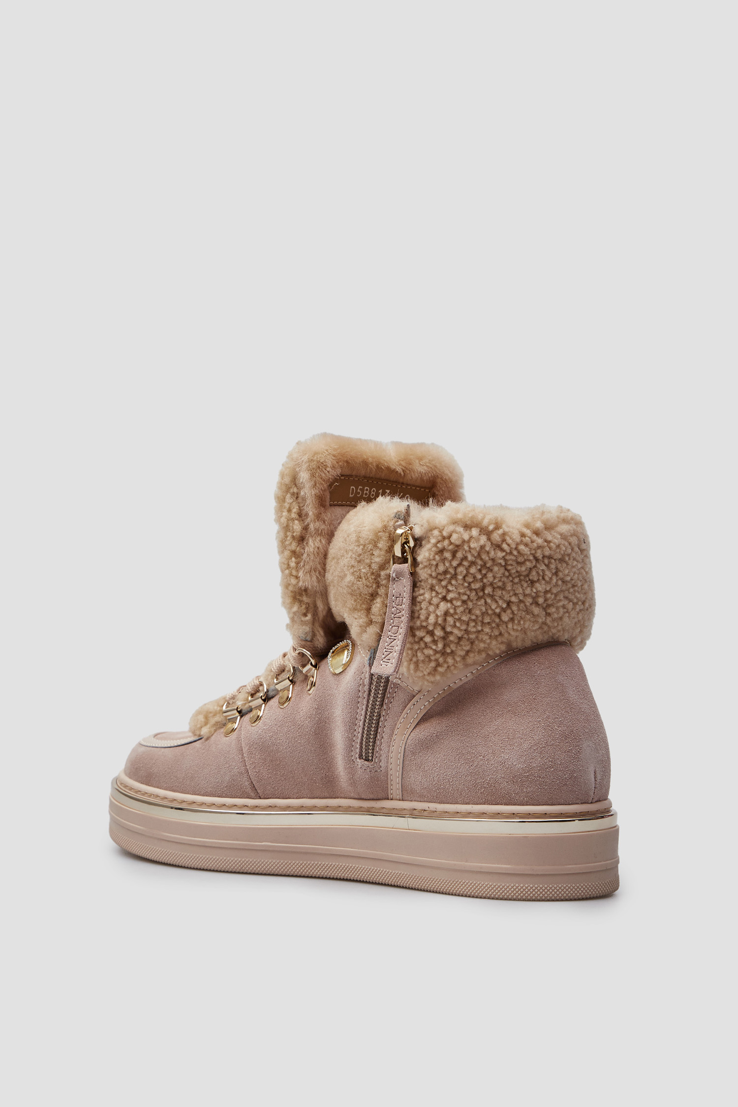 Женские бежевые замшевые хайкеры BALDININI D5B813A1CAMN;TDNA