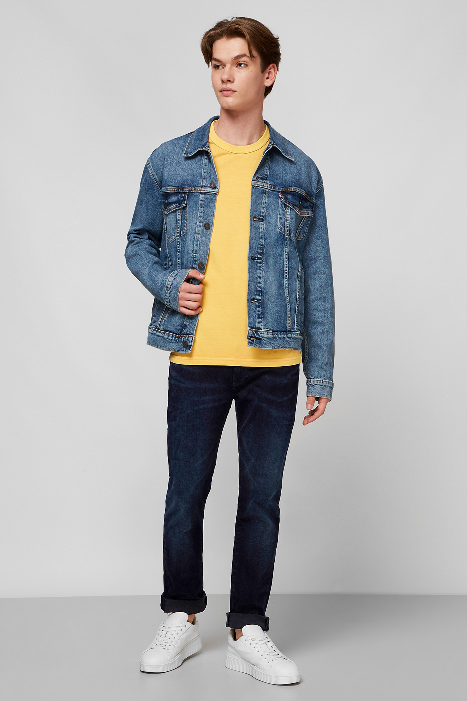 Голубая джинсовая куртка для парней Levi’s® 72334;0511