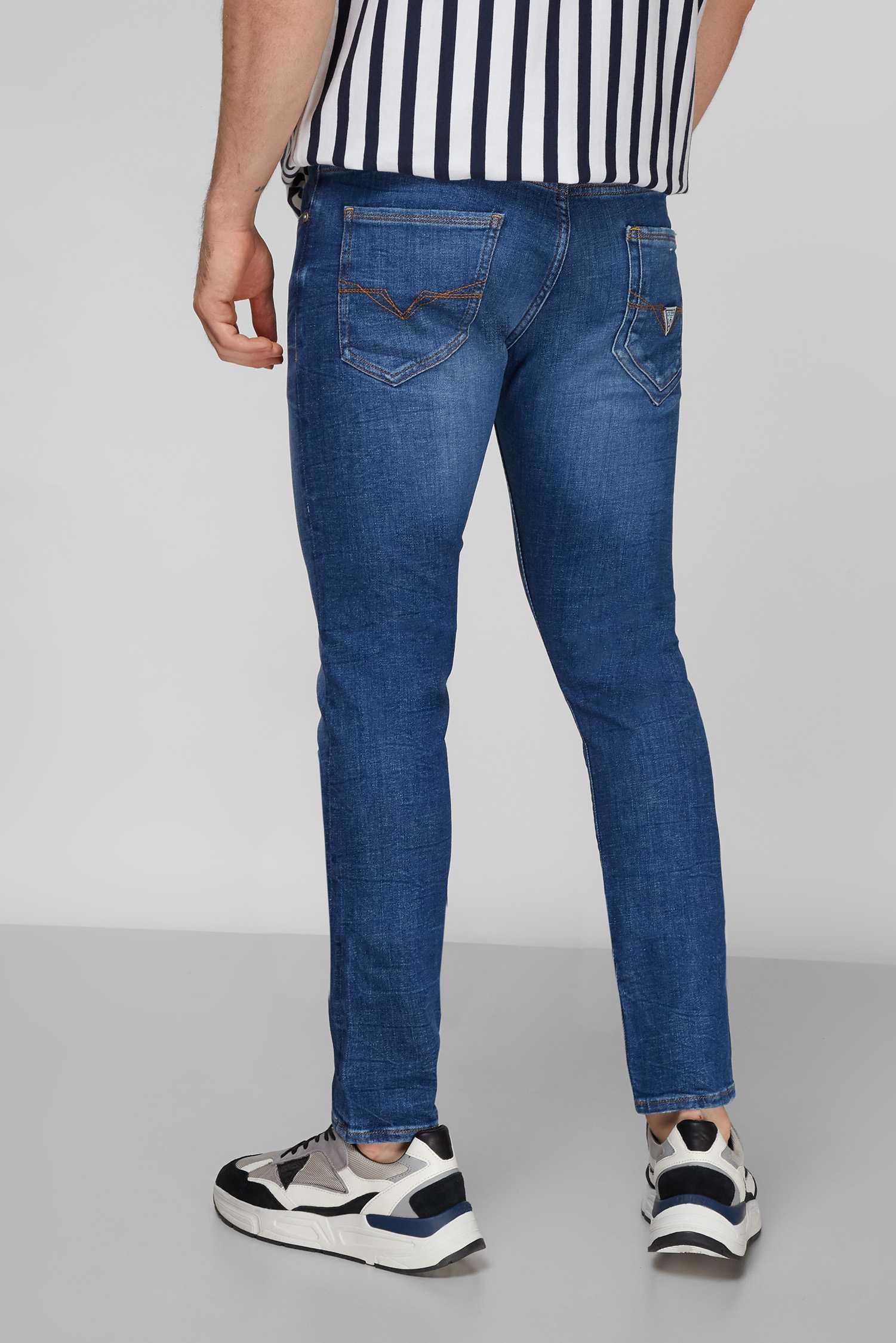 Мужские синие джинсы Guess M2RAN1.D46AD;VLAR