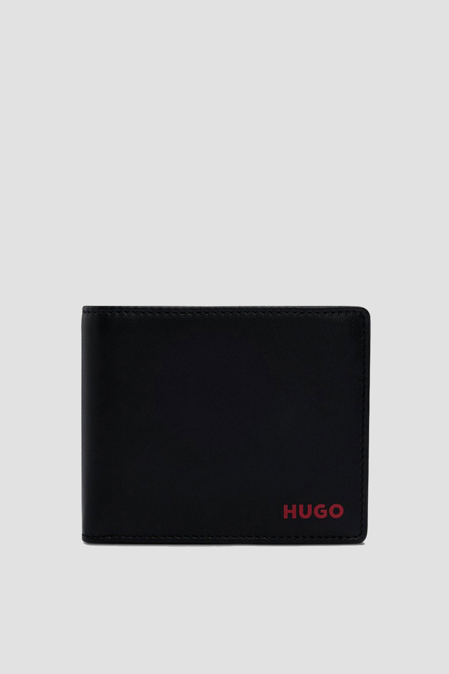Мужской черный кожаный кошелек HUGO 50471612;002