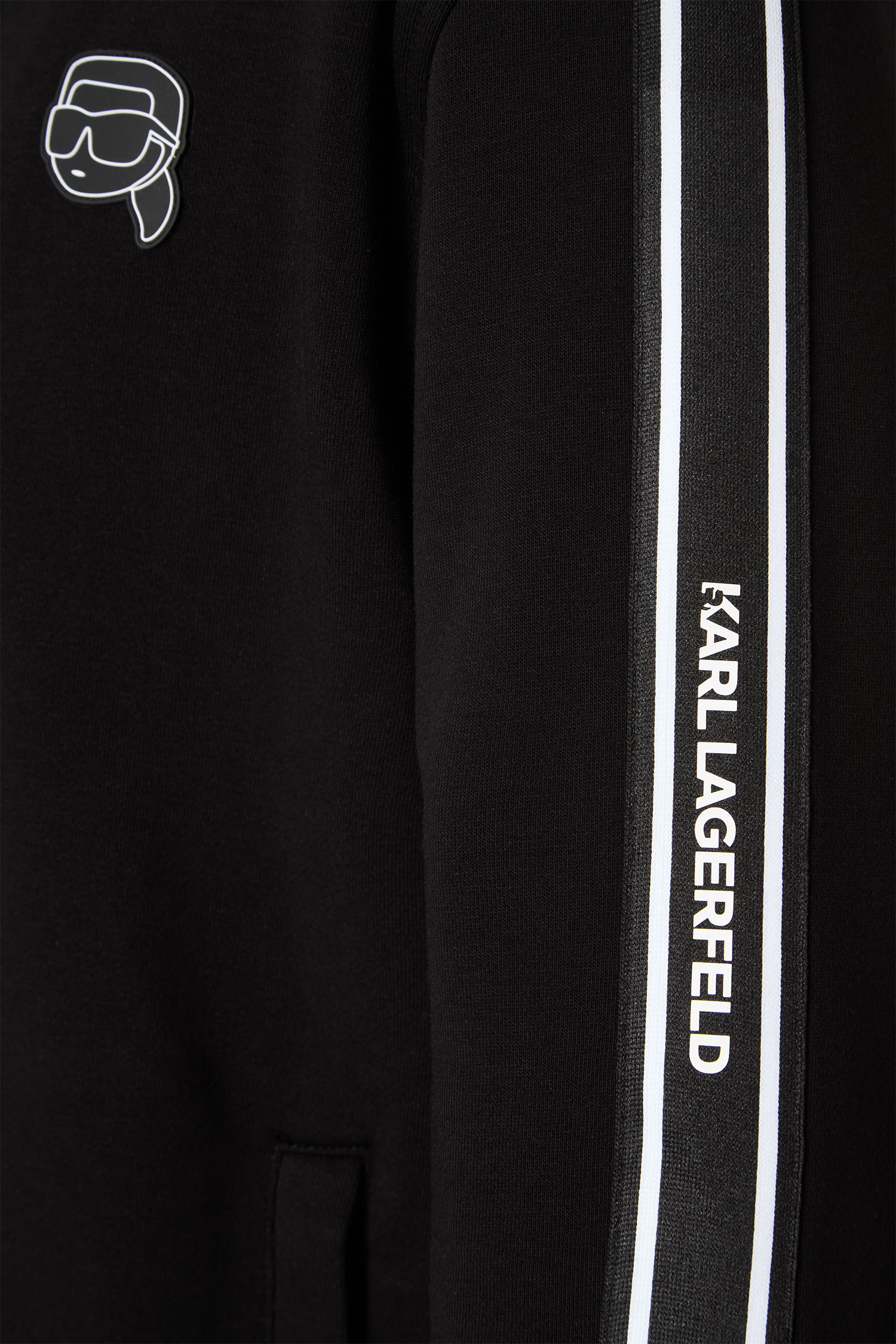 Мужская черная спортивная кофта Karl Lagerfeld 552900.705017;990