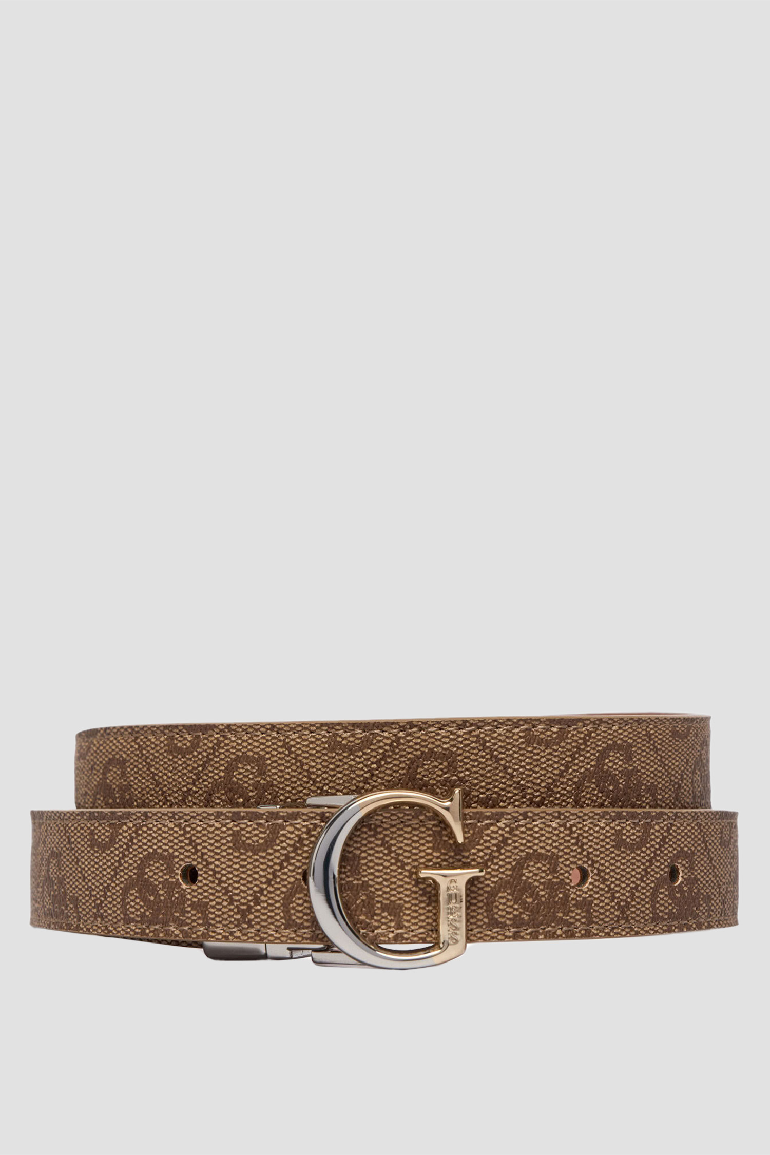 Женский бежевый двусторонний ремень Guess BW9325.P6115;LTL