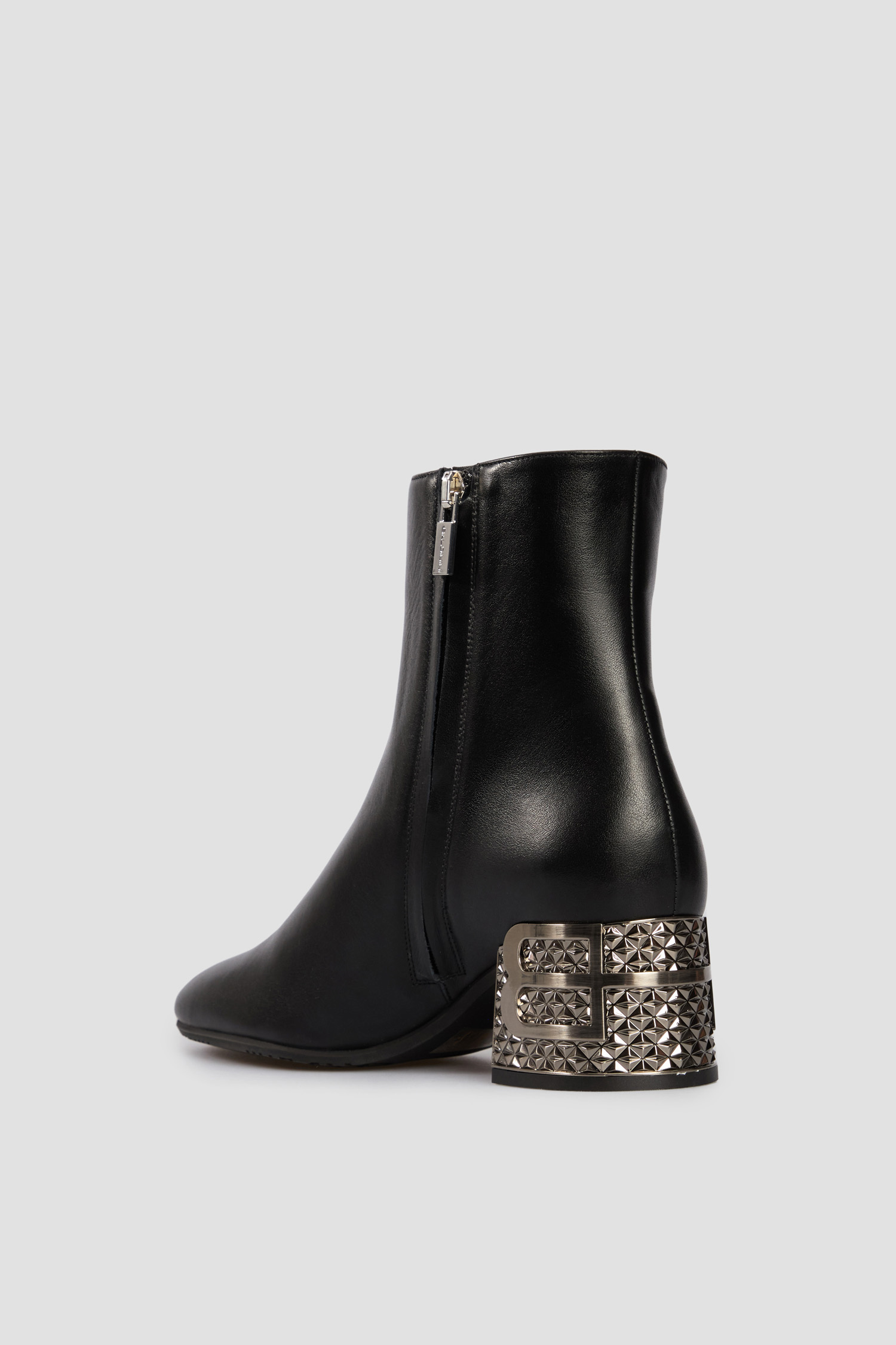 Жіночі чорні шкіряні ботильйони BALDININI D5B225P5VITE;0000