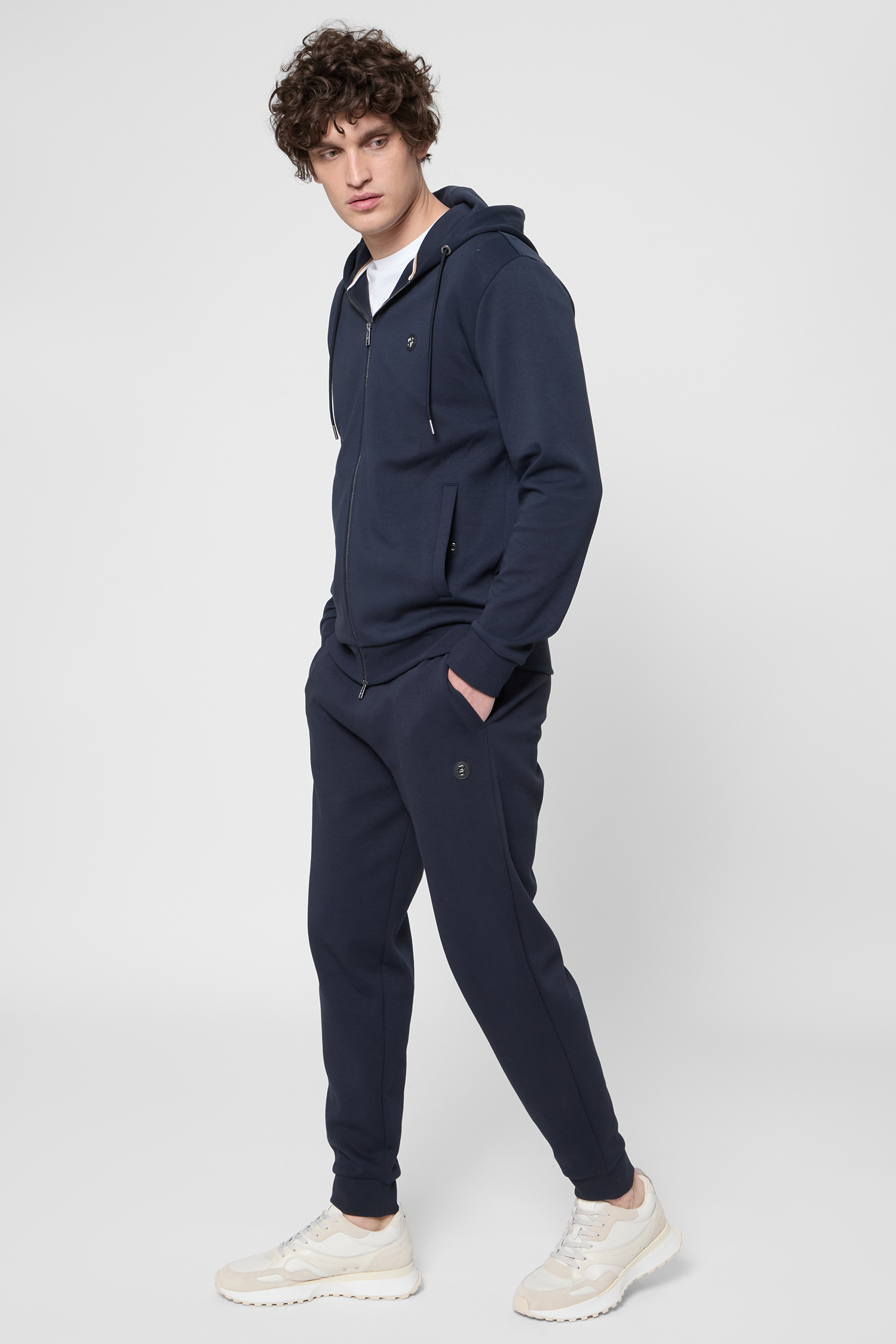 Чоловічі темно-сині спортивні штани BOSS 50520322;404