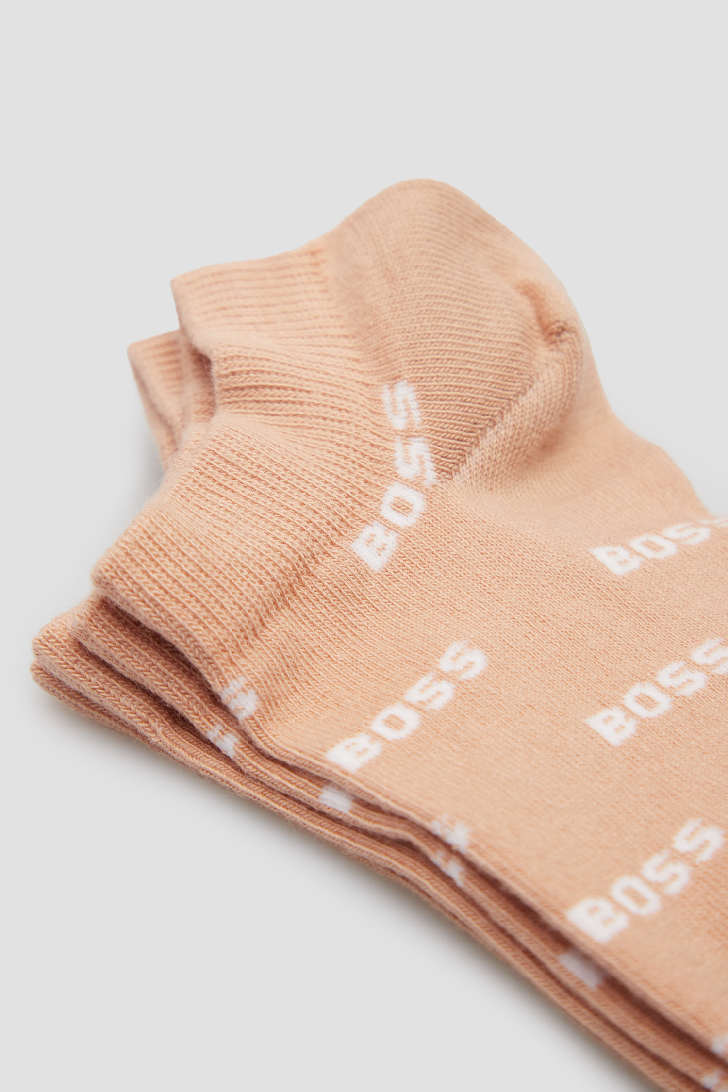 Жіночі бежеві шкарпетки (2 пари) BOSS 50510748;230