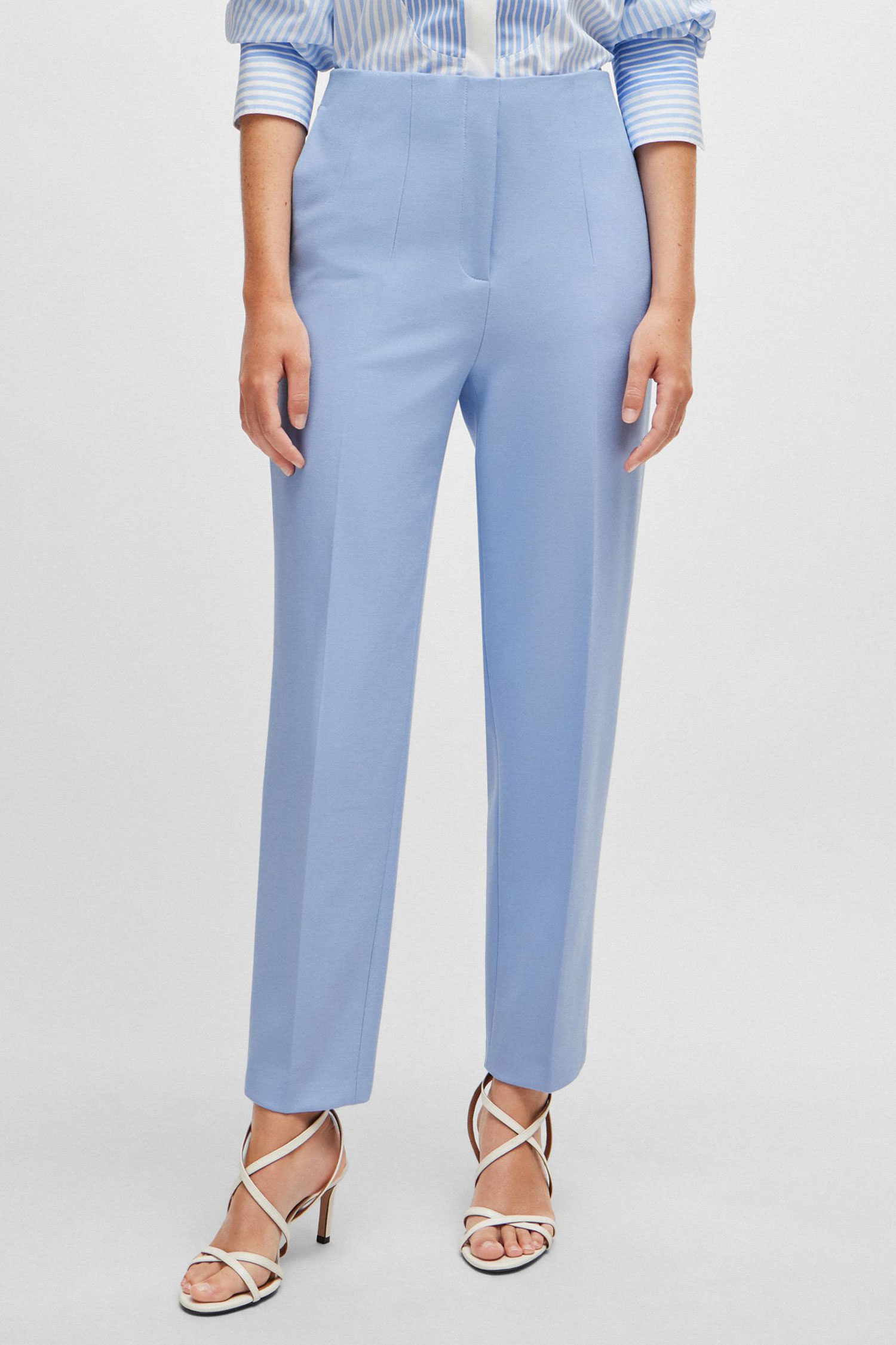 Жіночі блакитні брюки BOSS 50511953;436