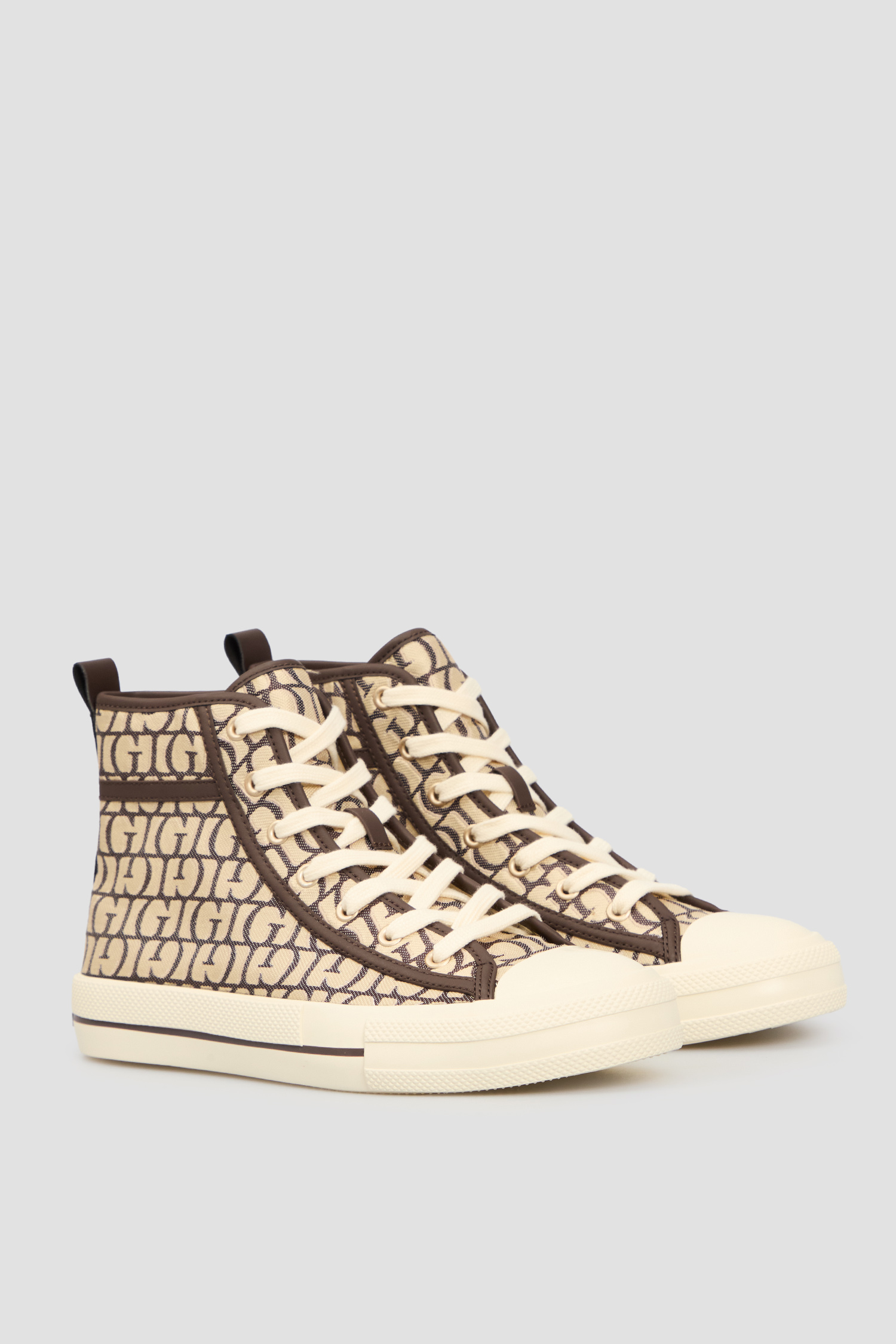 Женские кеды с узором Guess FLPCOL.FAL12;BROWN