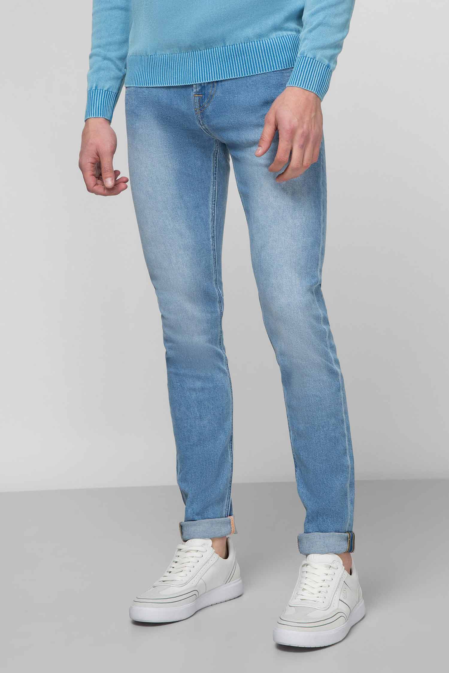 Мужские голубые джинсы CHRIS Skin Tight Guess M02A27.D3Y93;AMBU