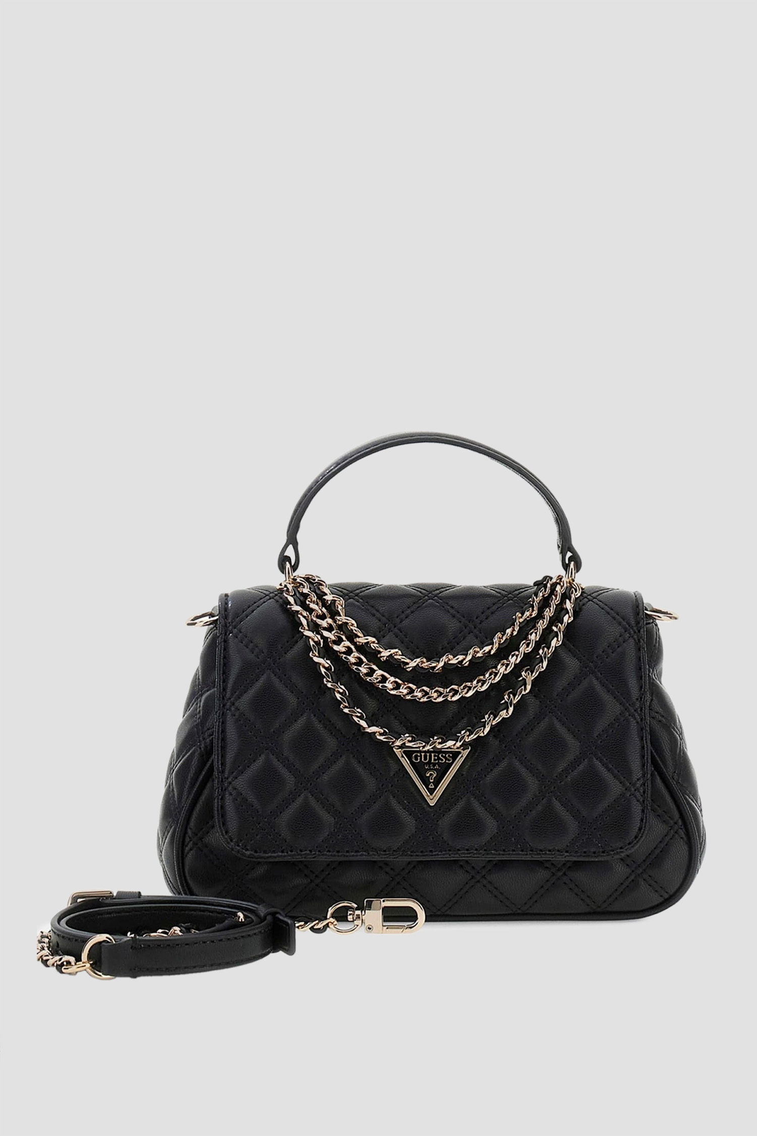 Женская черная сумка Guess HWQG96.73190;BLA