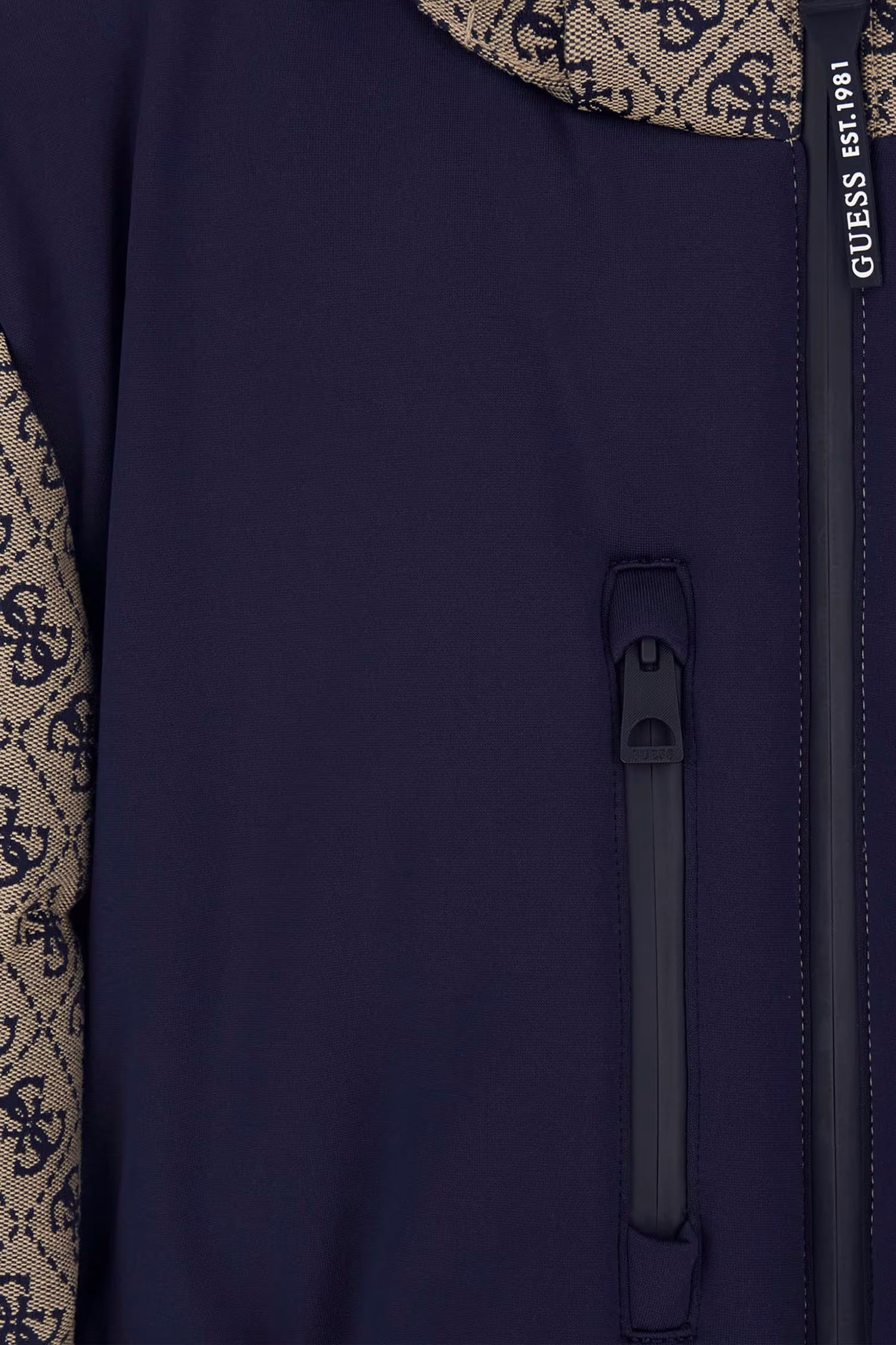 Чоловіча бежева лижна куртка з візерунком Guess M5BL0N.WF182;FN4K