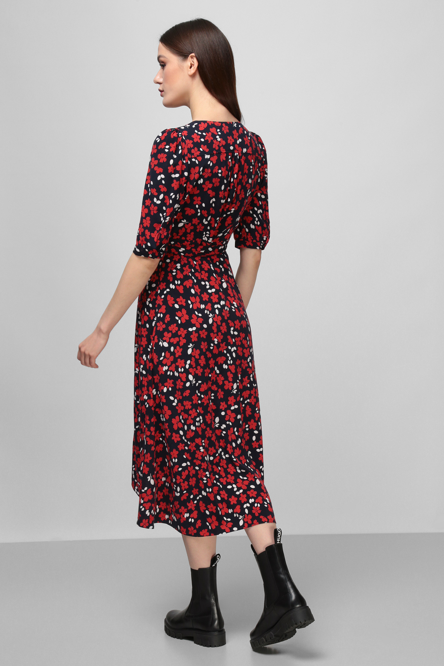 Женское платье с узором HUGO 50466997;961