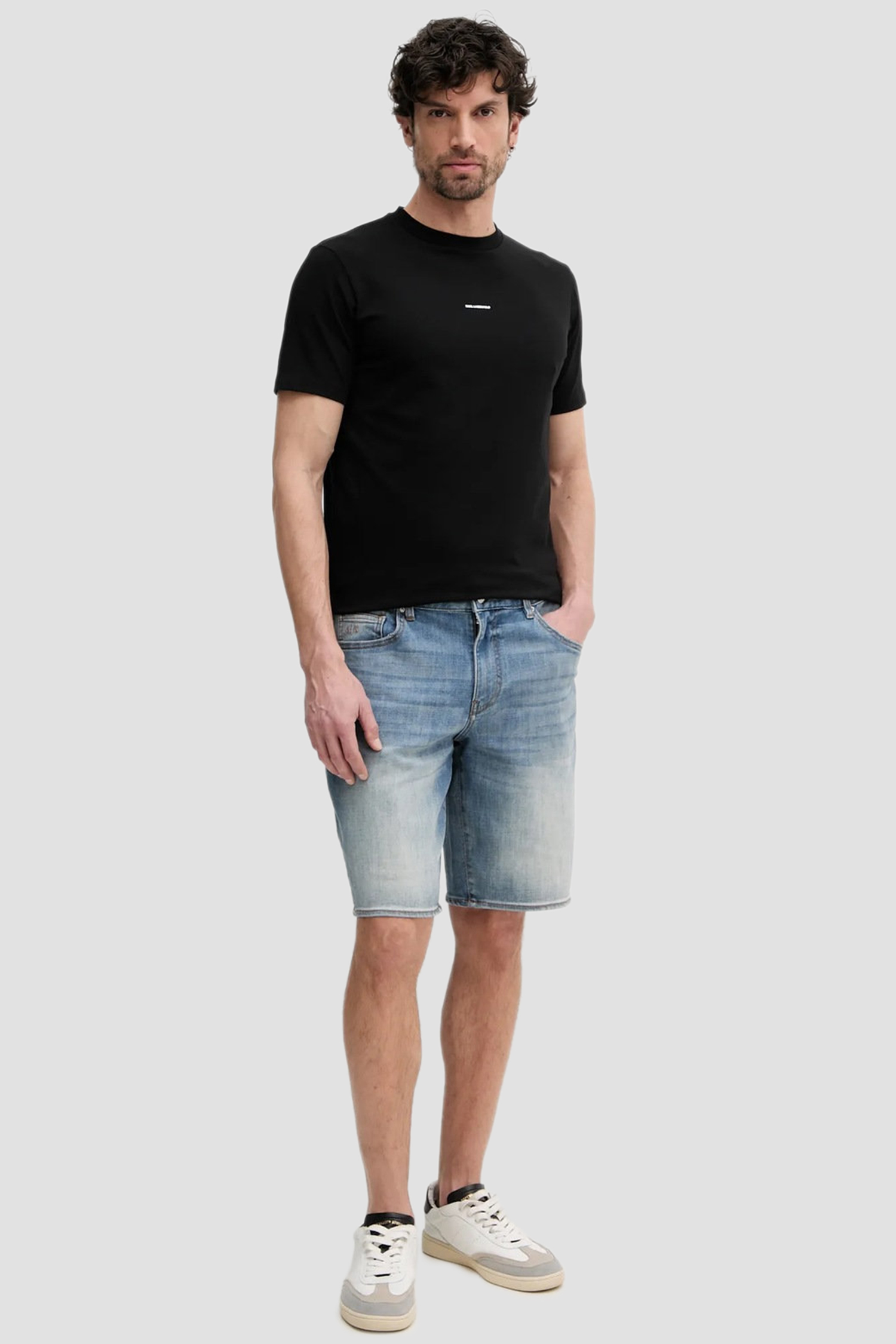 Мужская черная футболка Karl Lagerfeld 552235.755030;990