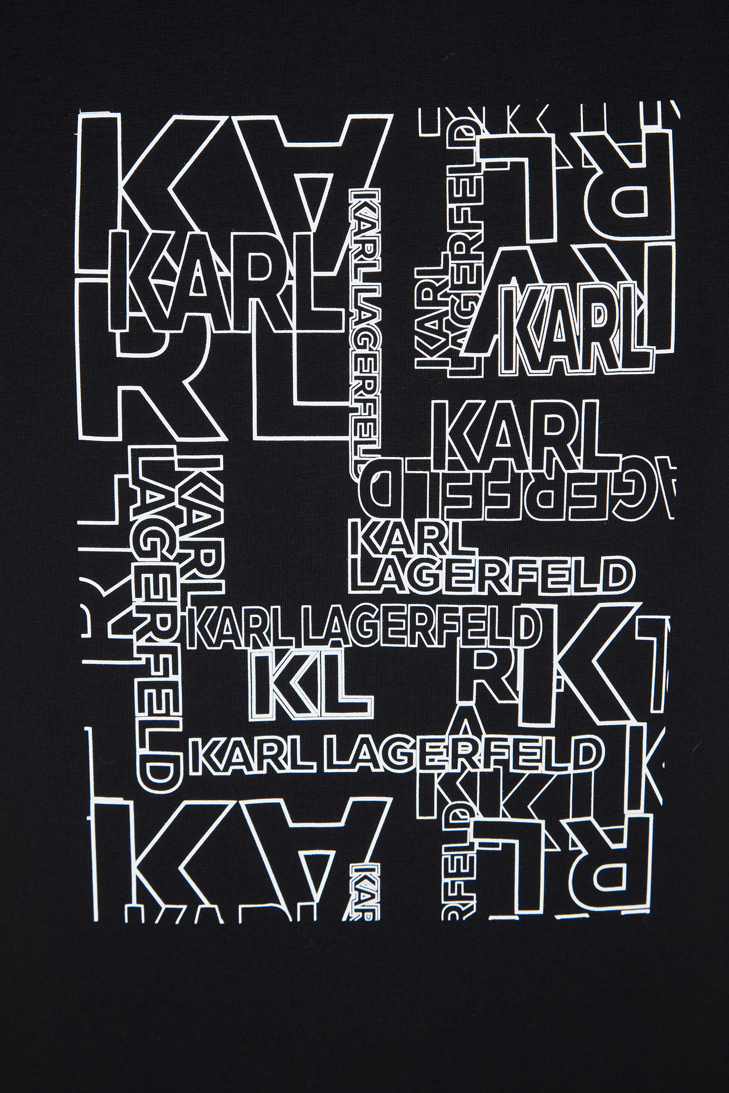 Мужская черная футболка Karl Lagerfeld 541221.755061;990