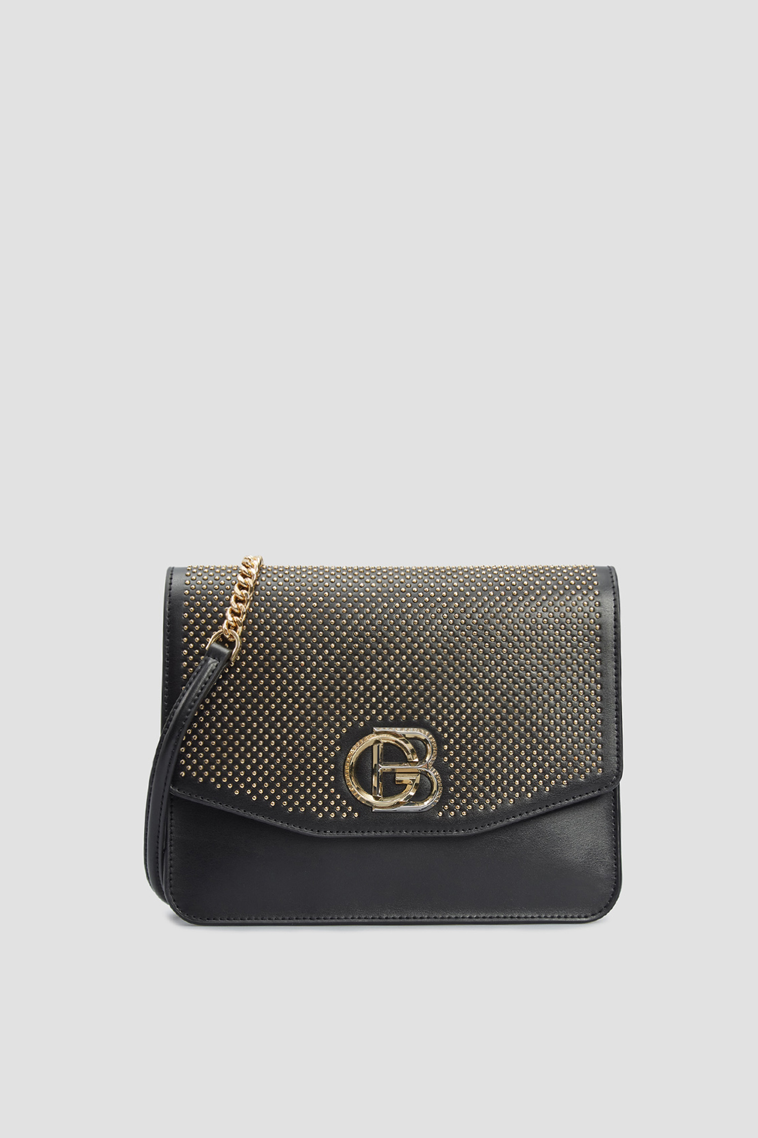 Женская черная кожаная сумка Baldinini G3BPWG6G0022;999