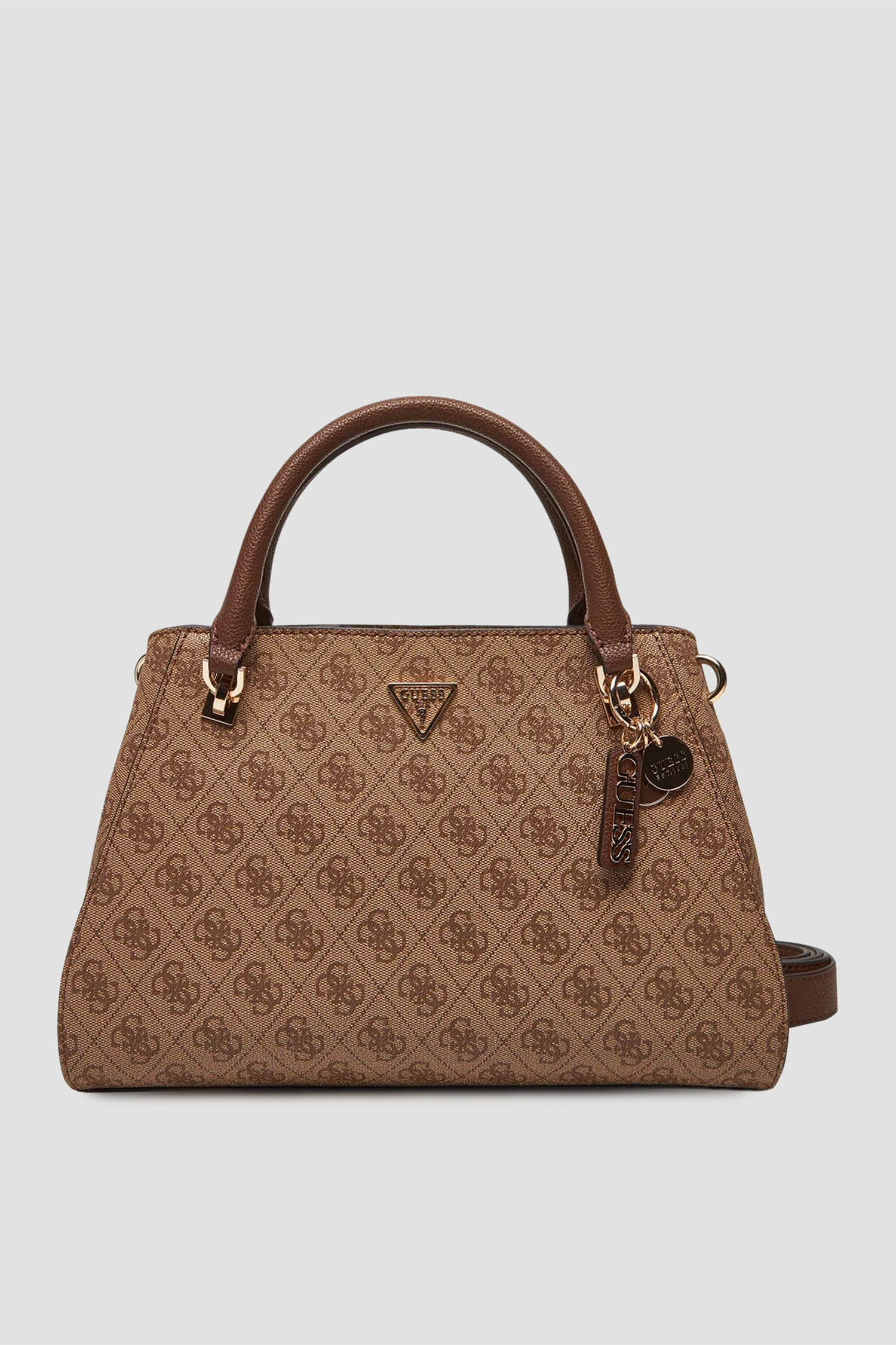 Жіноча бежева сумка з візерунком Guess HWBG96.72070;LGW