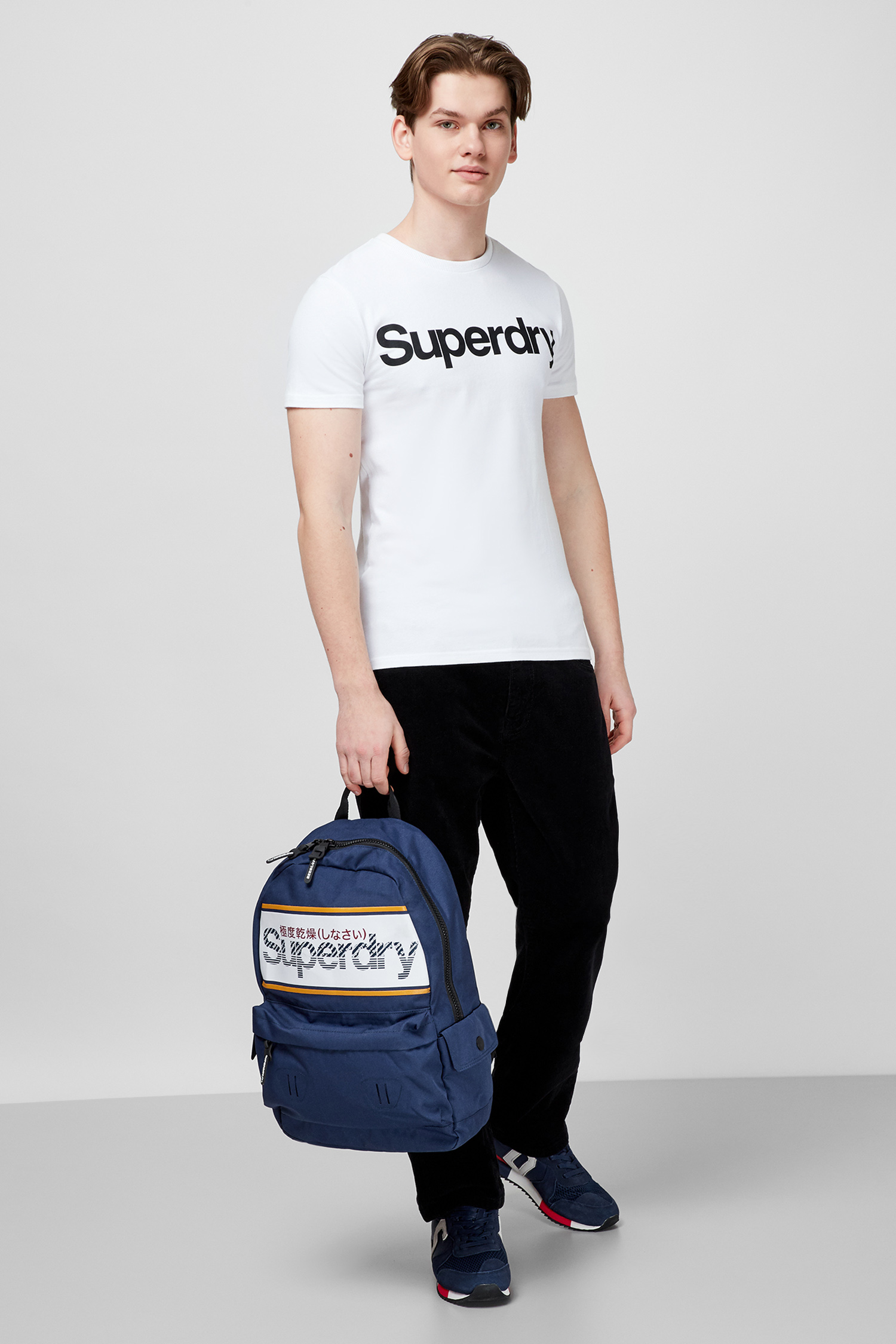 Біла футболка для хлопців SuperDry M1010248A;01C