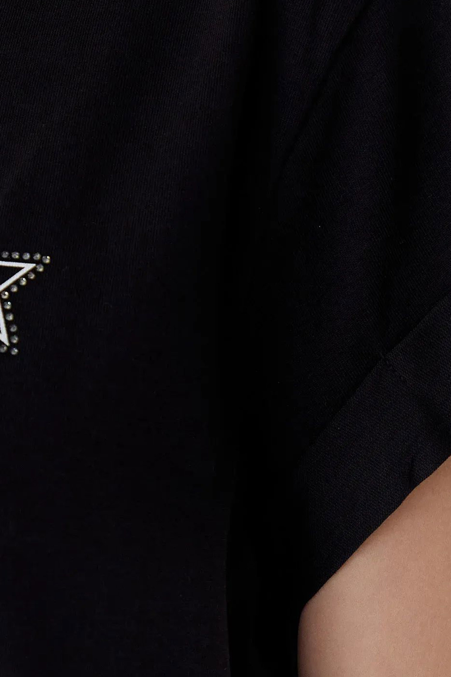 Жіноча чорна футболка Guess W6RI30.I3Z14;JBLK