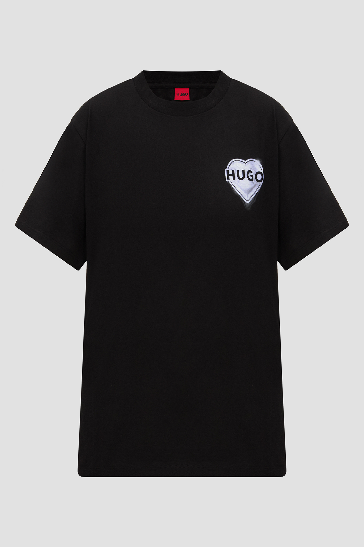 Женская черная футболка HUGO 50534545;001