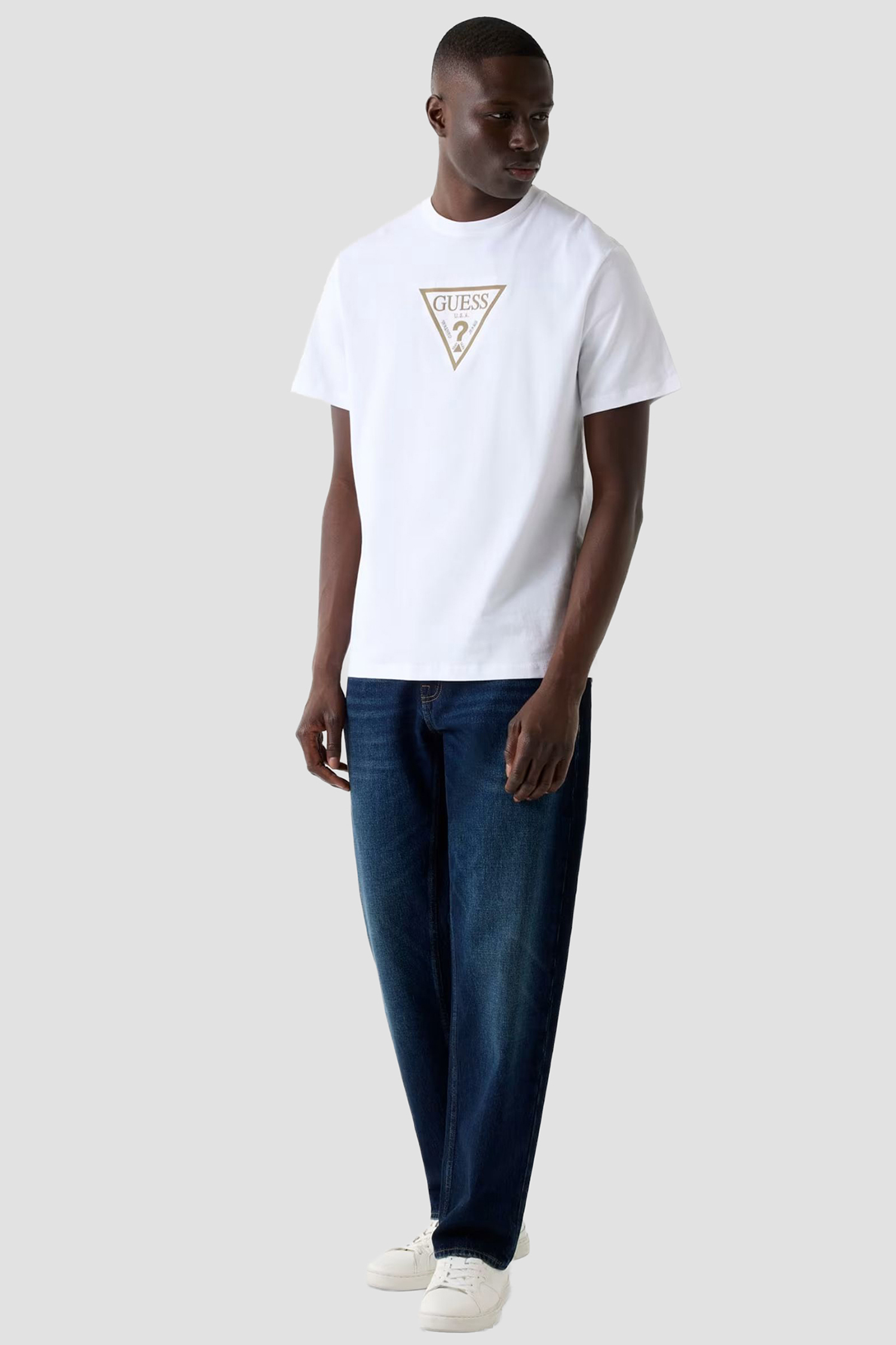 Мужская белая футболка Guess M6RI23.K8FQ4;G011