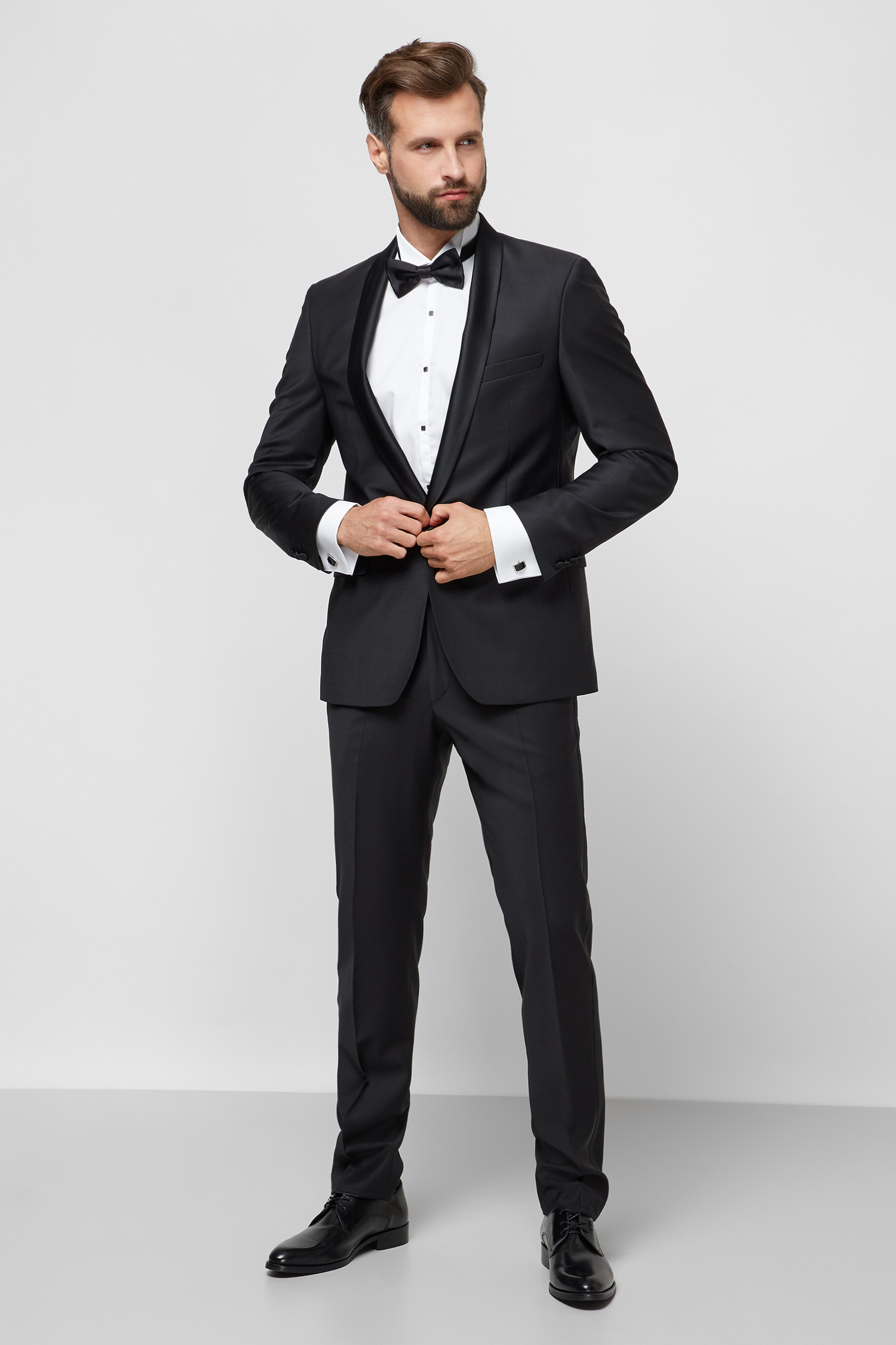 Мужская белая рубашка Karl Lagerfeld 500699.605006;10