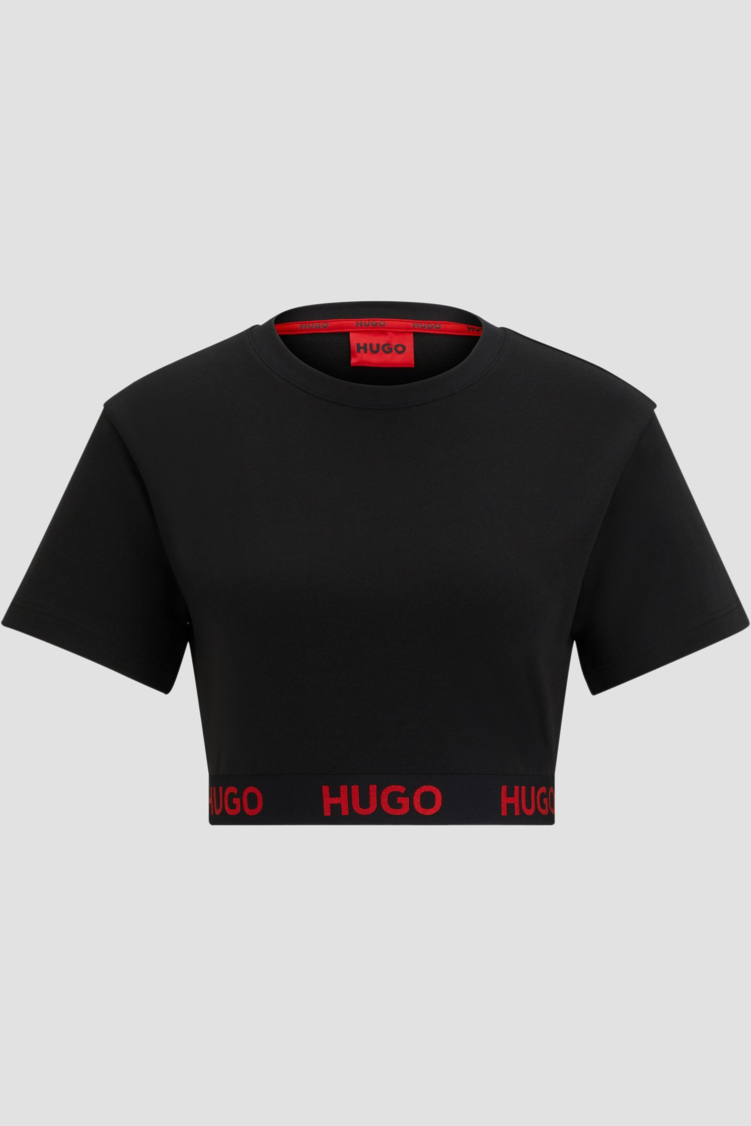 Женский черный топ HUGO 50511494;001