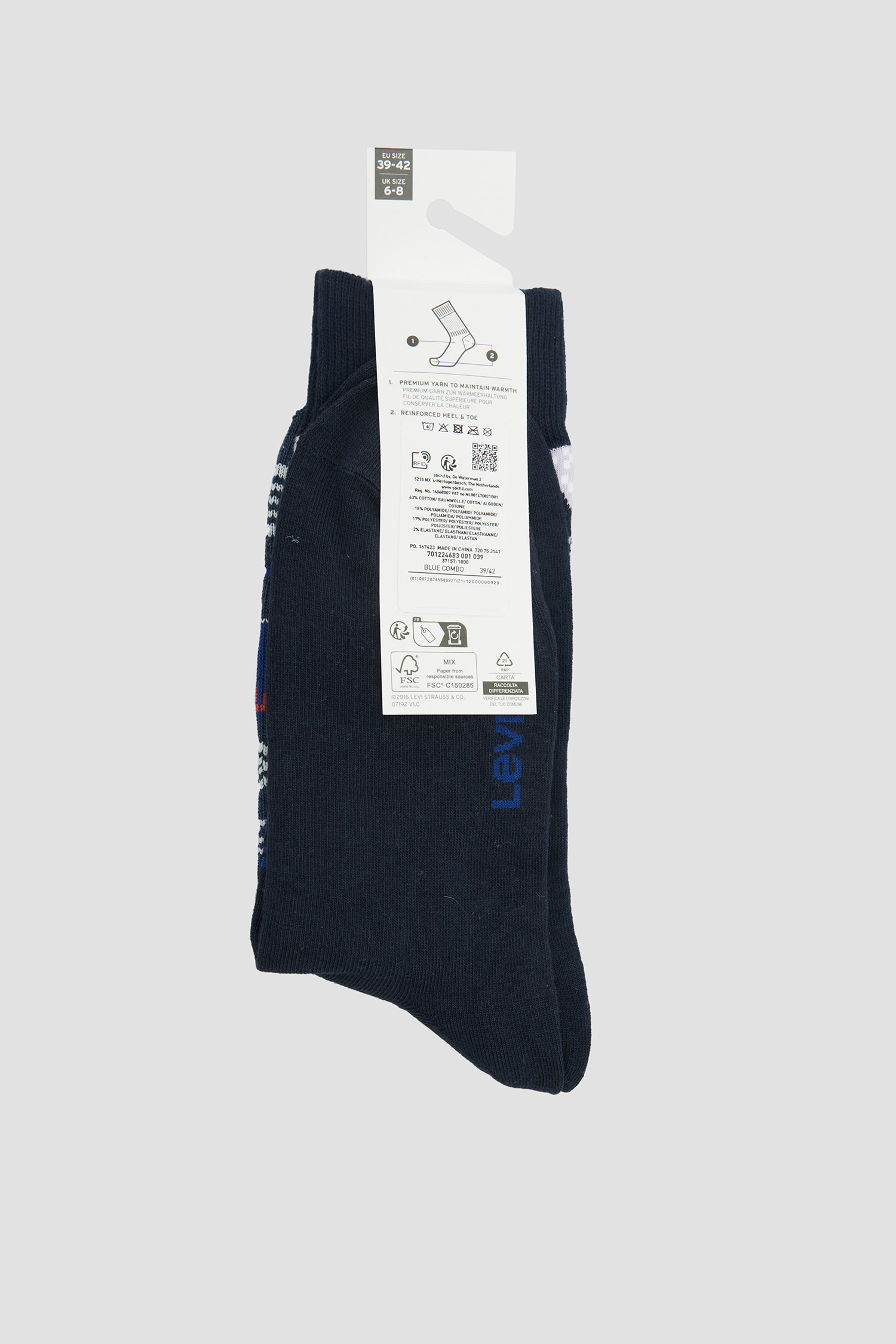 Шкарпетки (2 пари) Levi’s® 701224683;001