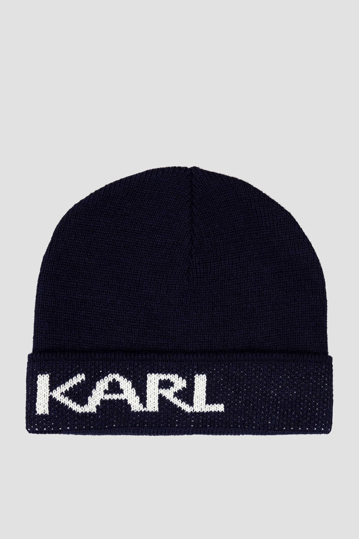 Мужская темно-синяя шапка Karl Lagerfeld 502322.805601;690