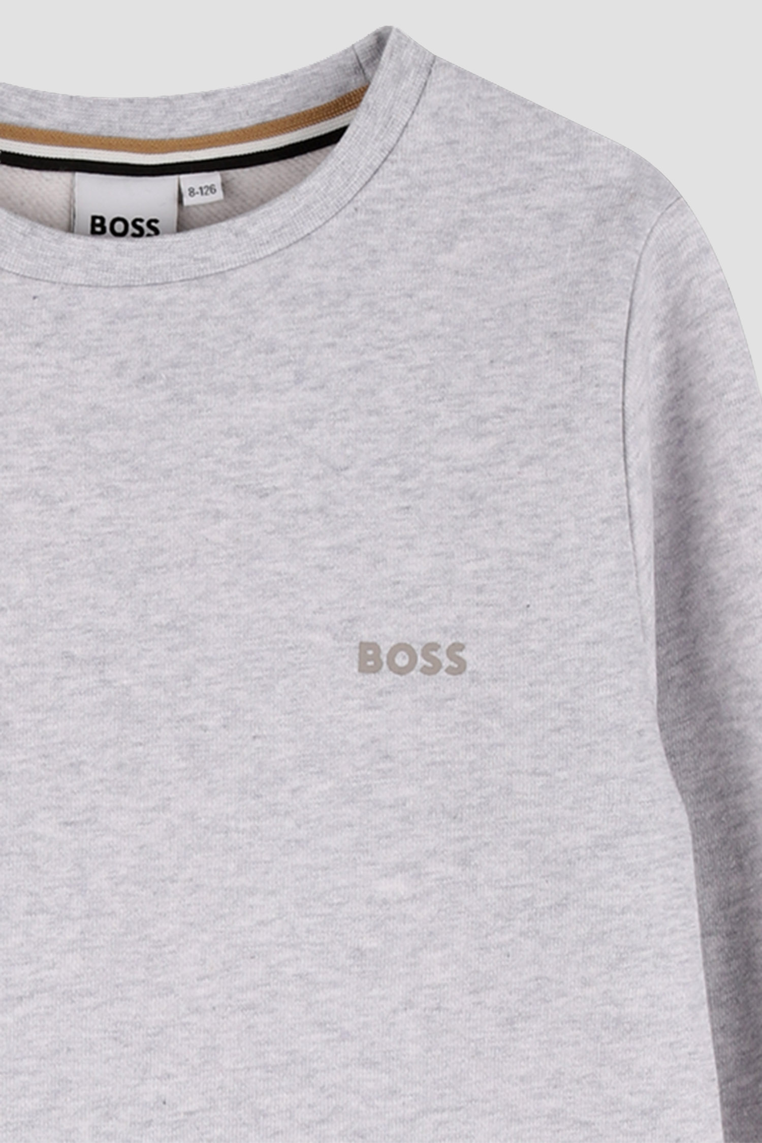 Дитячий сірий світшот BOSS kids J52348;A32