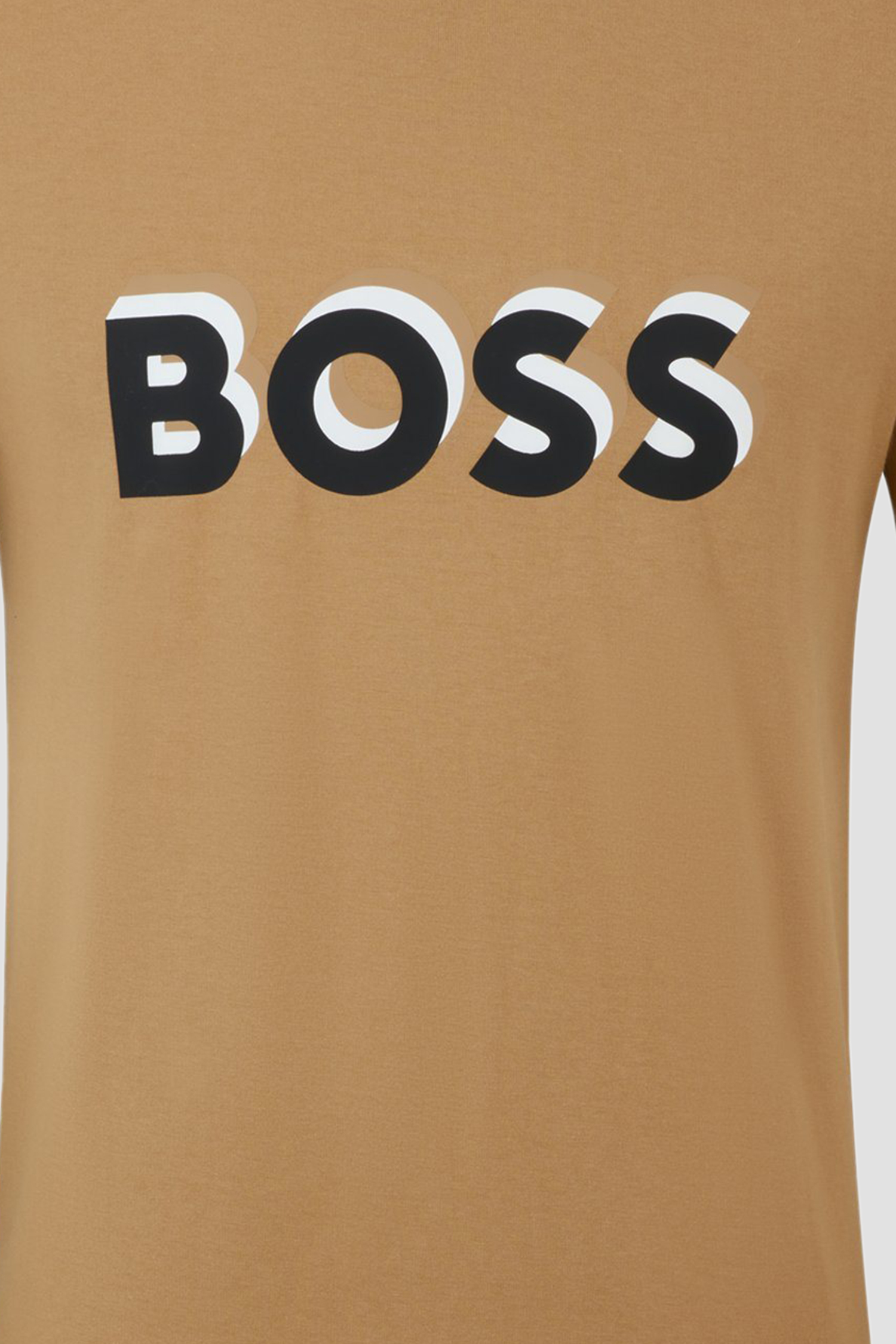 Чоловіча бежева футболка BOSS 50506923;260