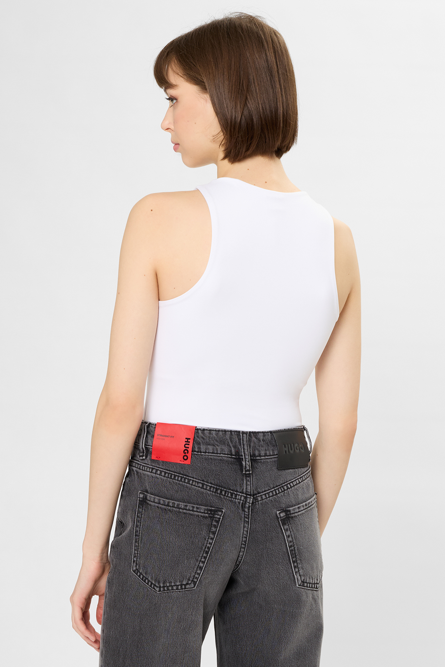 Жіноче біле боді HUGO 50545196;100