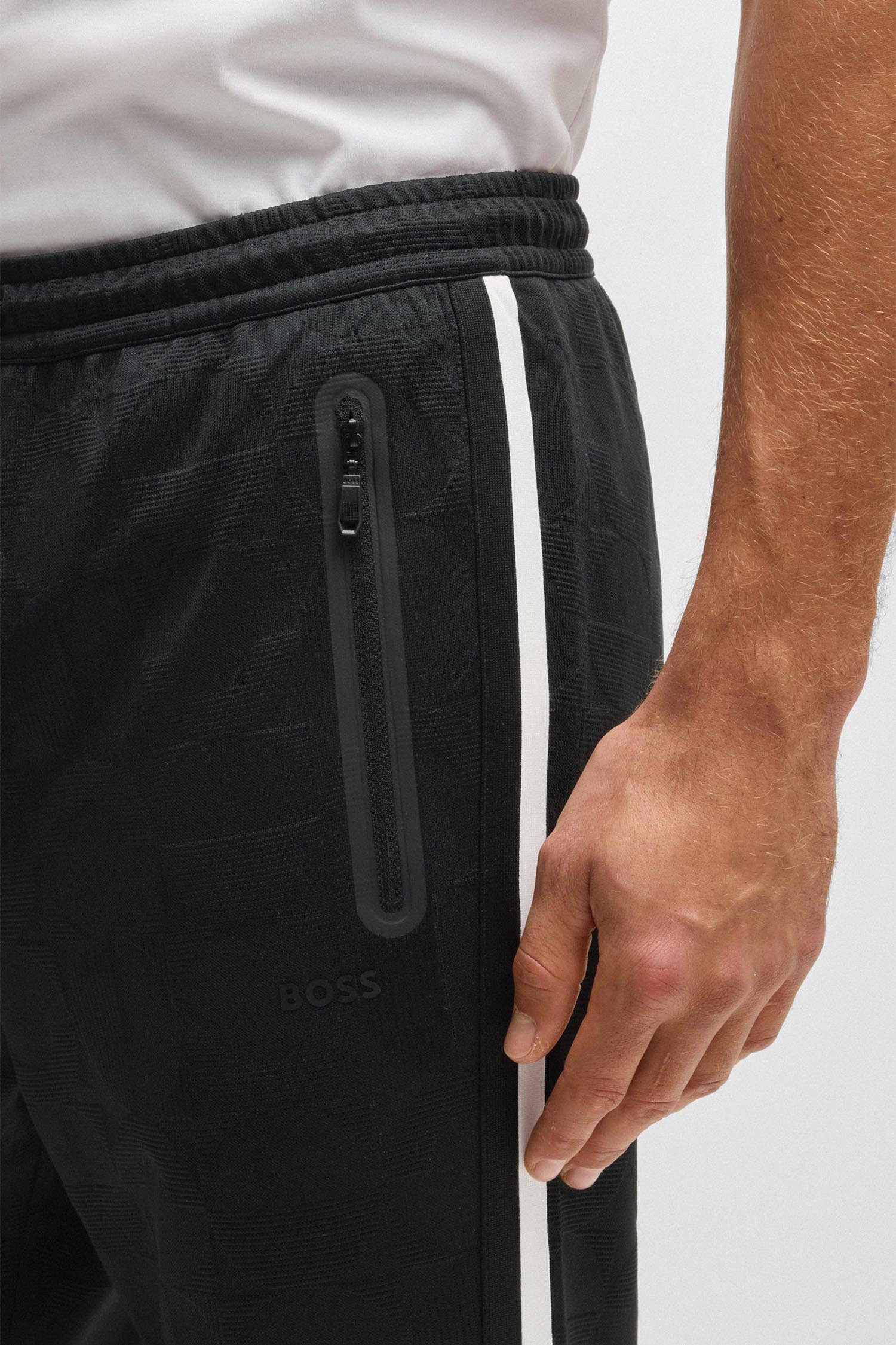 Мужские черные спортивные брюки BOSS 50537373;001