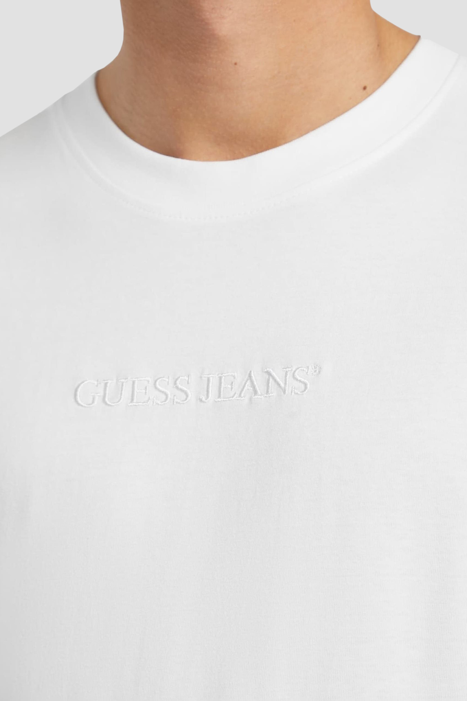 Мужская белая футболка Guess Jeans M4YI44.K8FQ4;G011