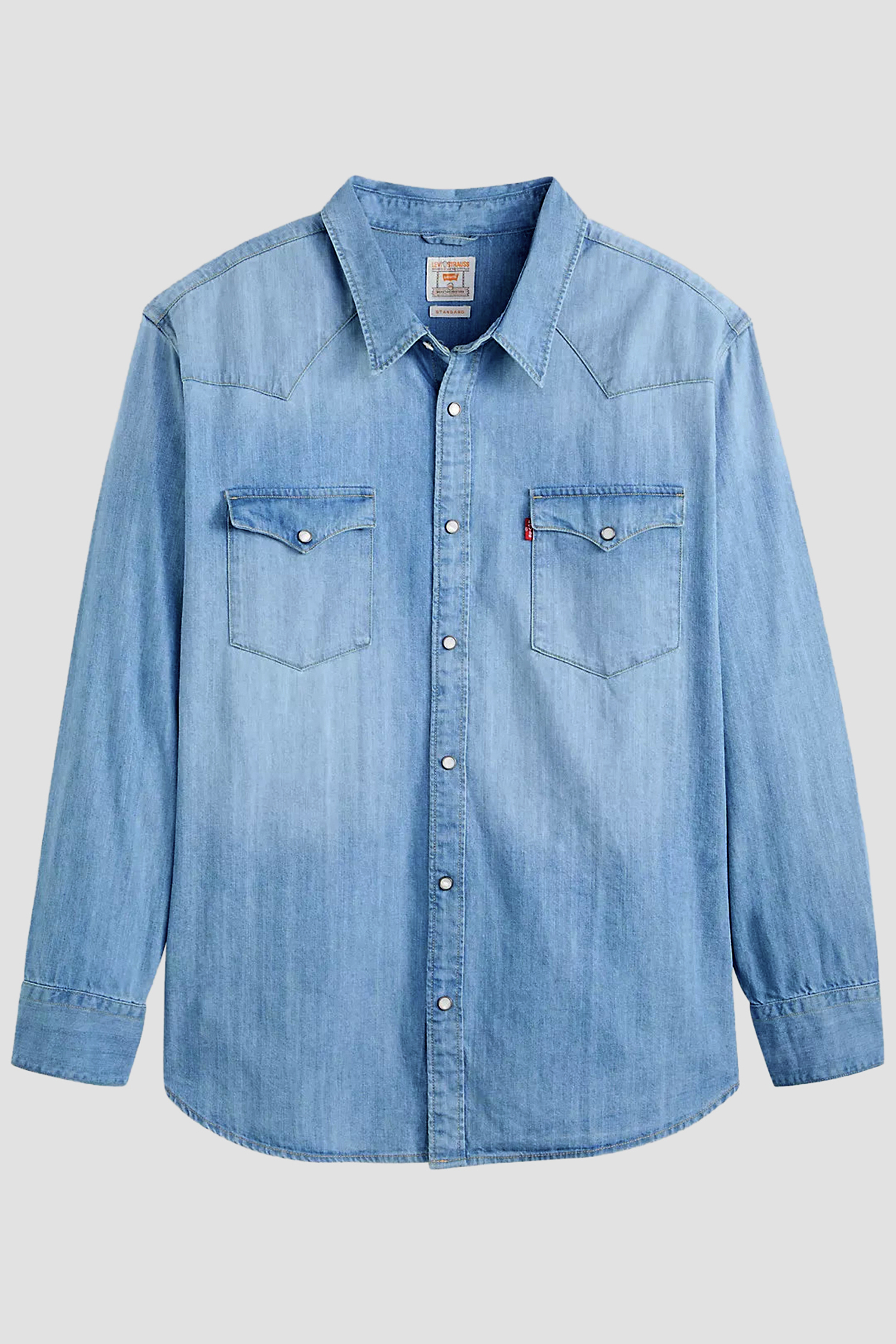 Мужская голубая джинсовая рубашка Levi’s® 16713;0005
