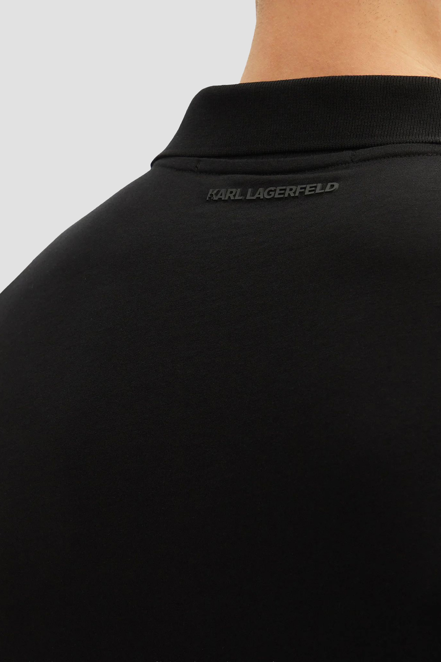 Чоловіче чорне поло Karl Lagerfeld 500224.745710;990